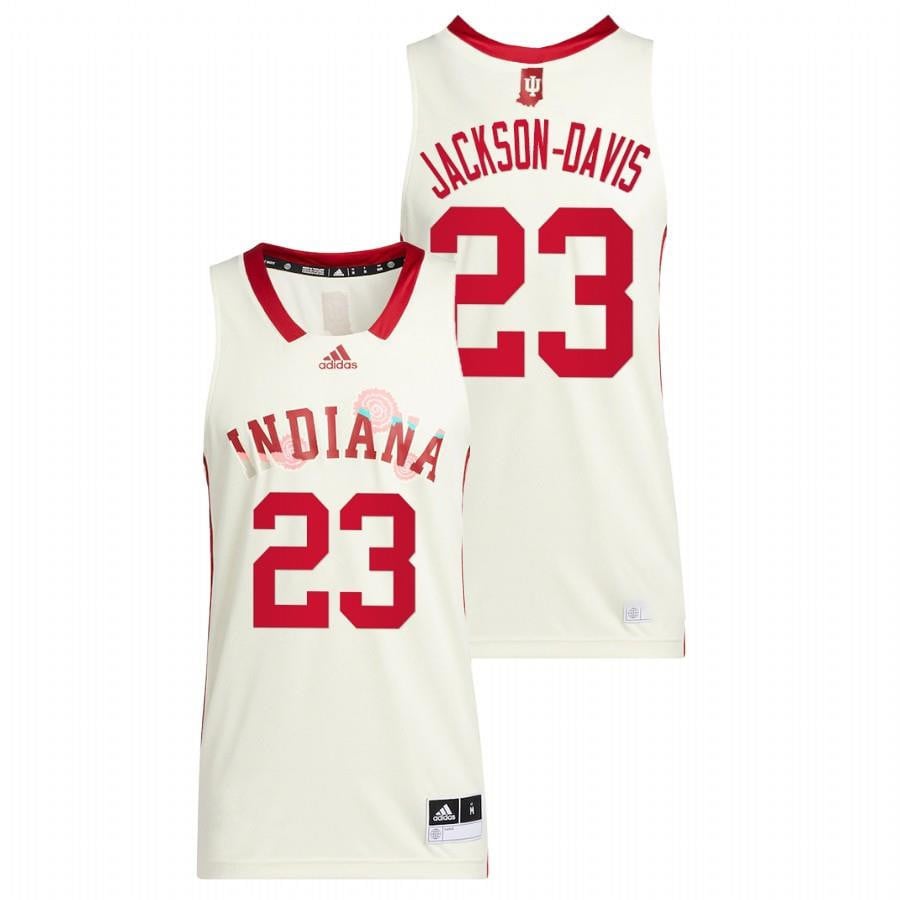 Trayce Jackson-Davis 23 Cream Indiana Hoosiers 2022 Honoring Black Excellence NCAA Jersey Men's