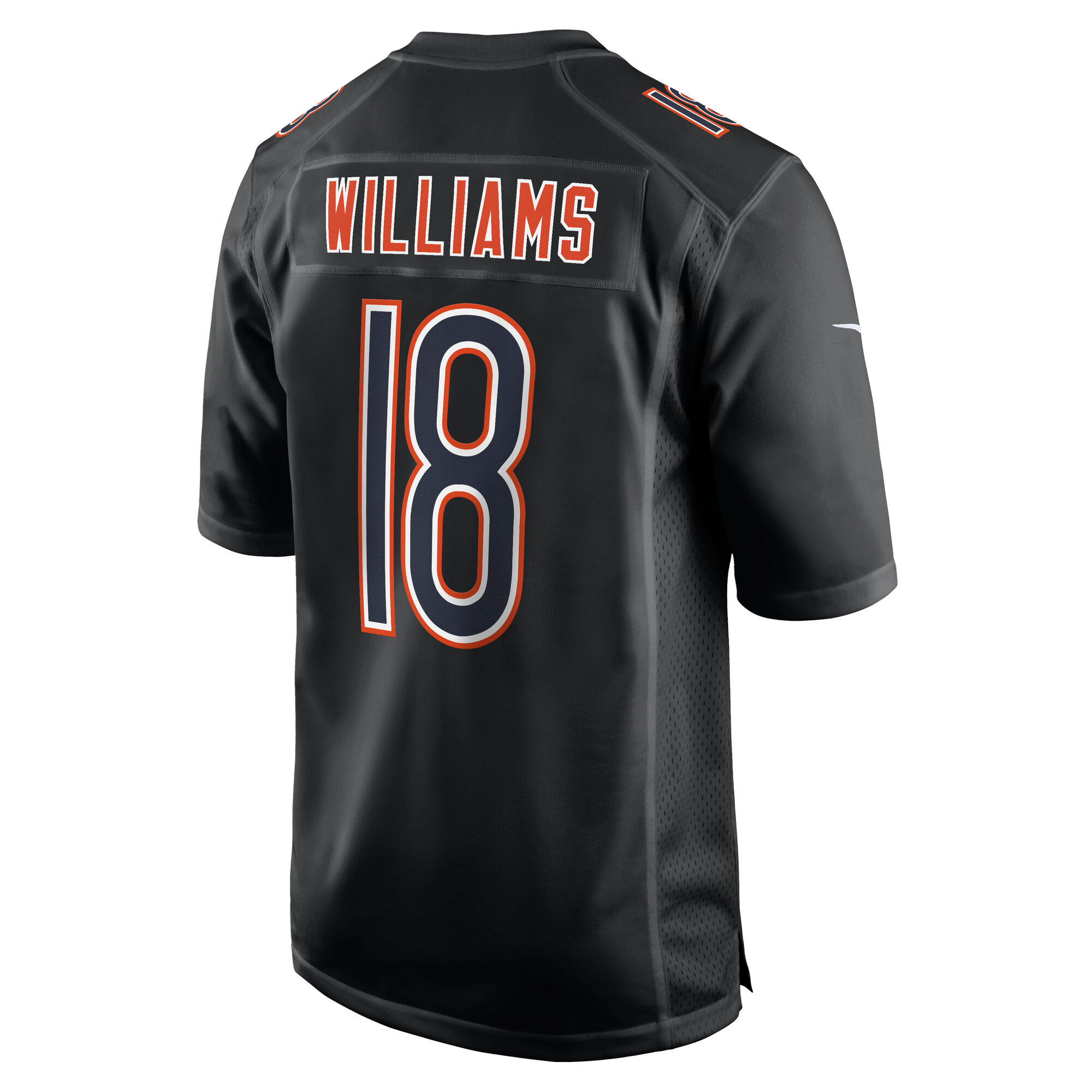 Chicago Bears Caleb Williams Carbon Black Fashion NFL Jersey Men's