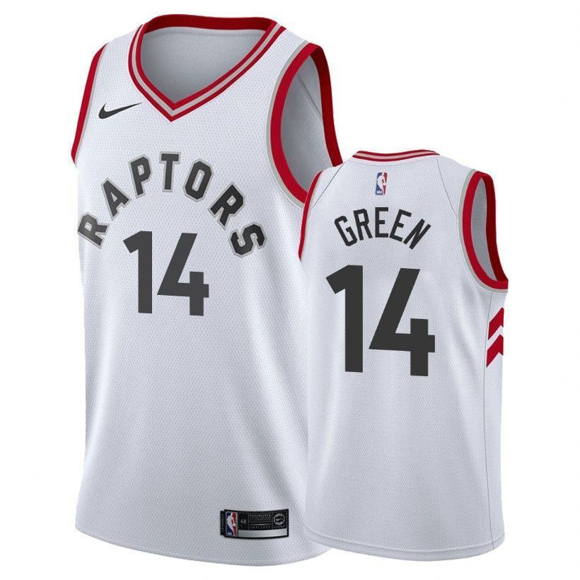 Raptors Danny Green 14 Associatio White NBA Jersey Men's
