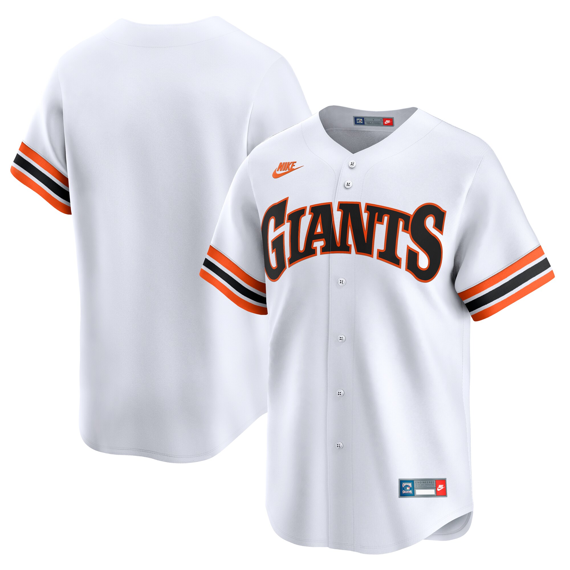 San Francisco Giants White Throwback Cooperstown Collection Limited MLB Jersey Men's