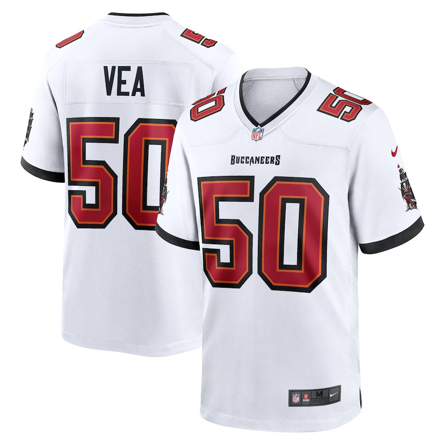 Vita Vea 50 Tampa Bay Buccaneers Game White NFL Jersey Men's