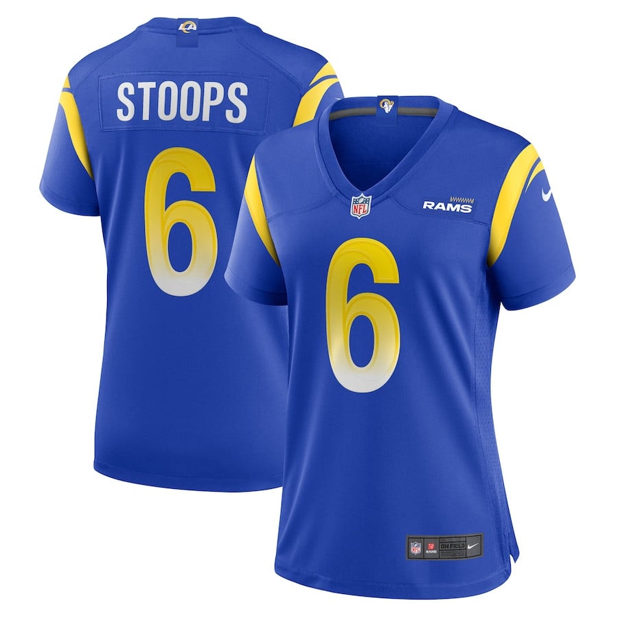 Drake Stoops 6 Los Angeles Rams Game Royal NFL Jersey Women's