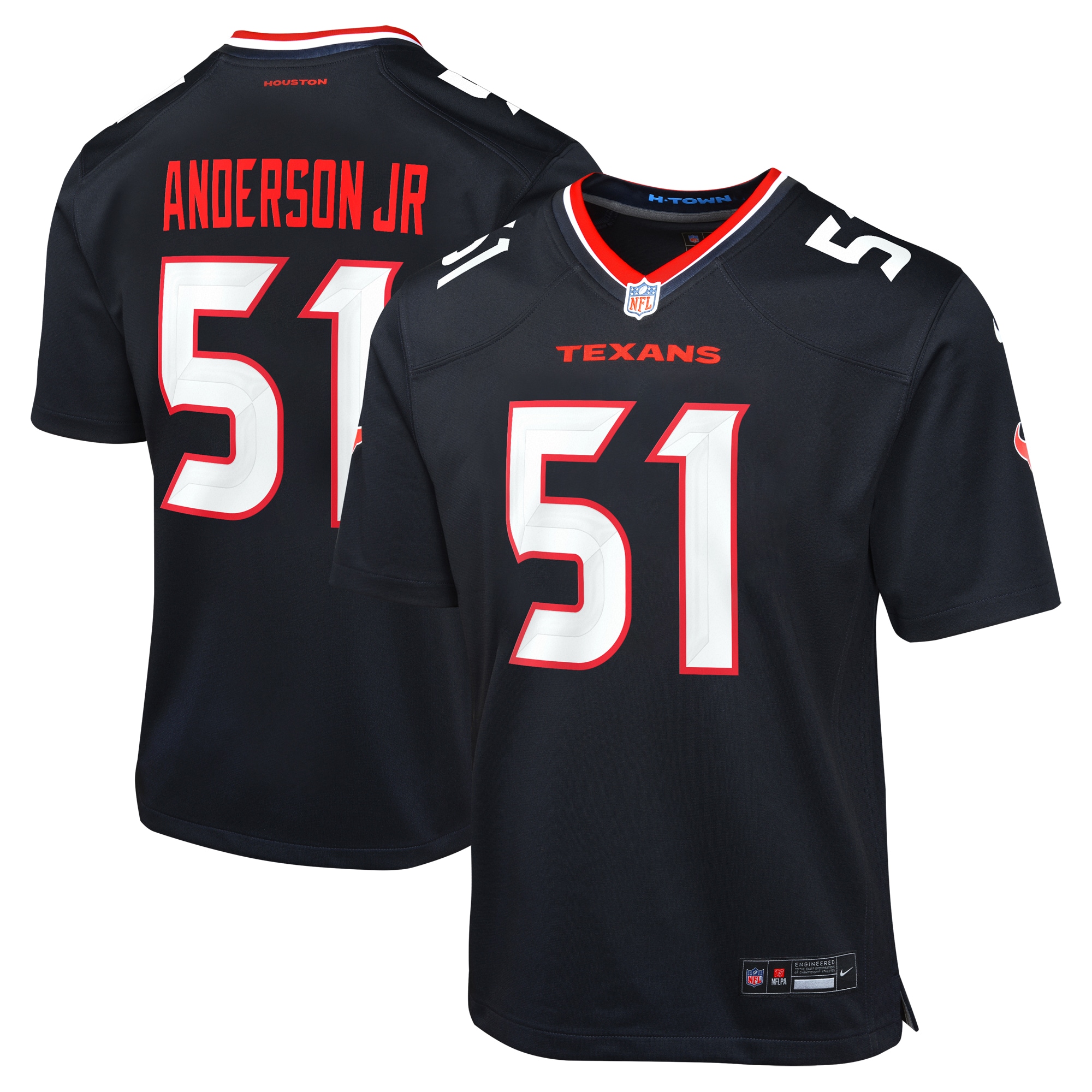 Houston Texans Will Anderson Jr. Navy Game NFL Jersey Youth