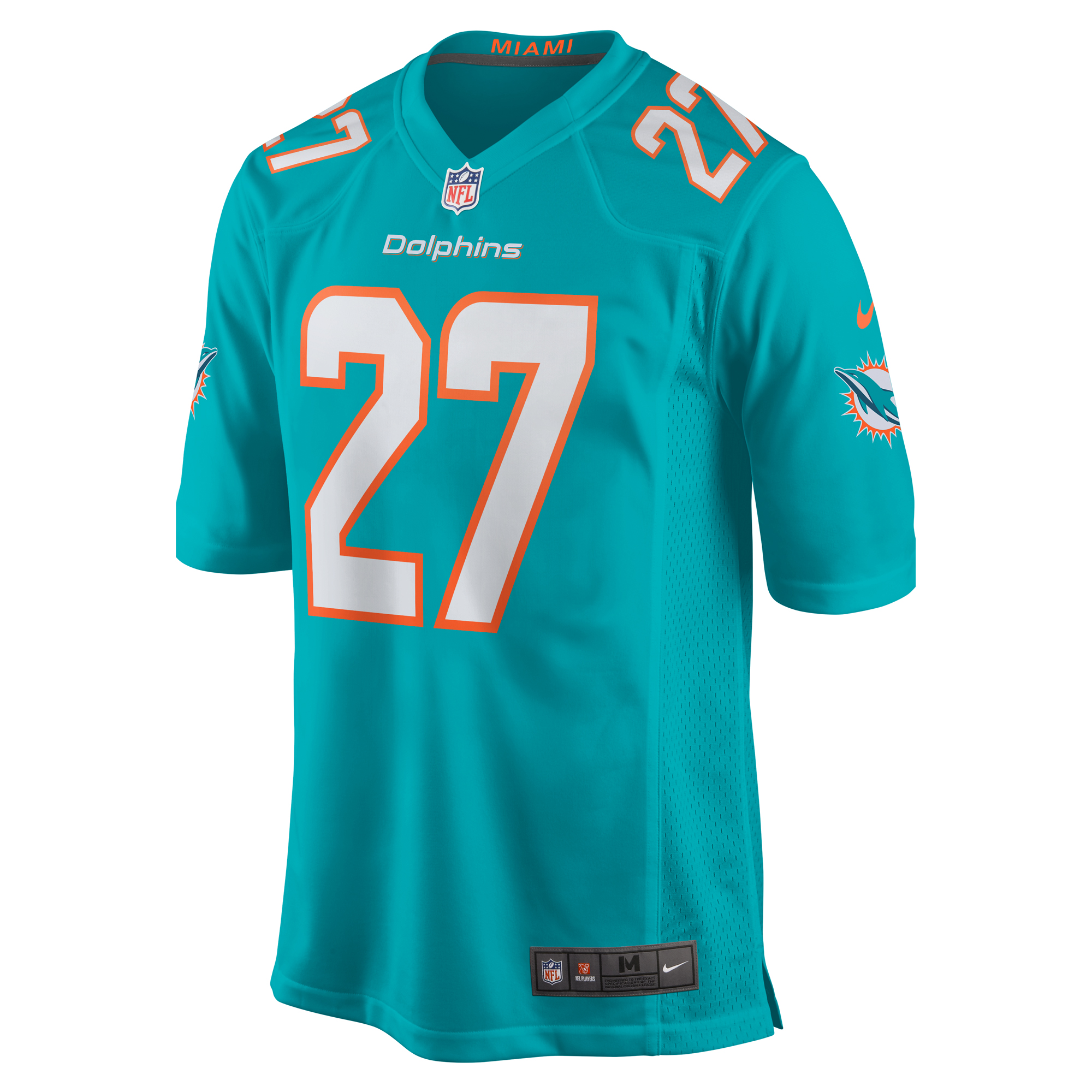 Miami Dolphins Ethan Bonner Aqua Game NFL Jersey Men's