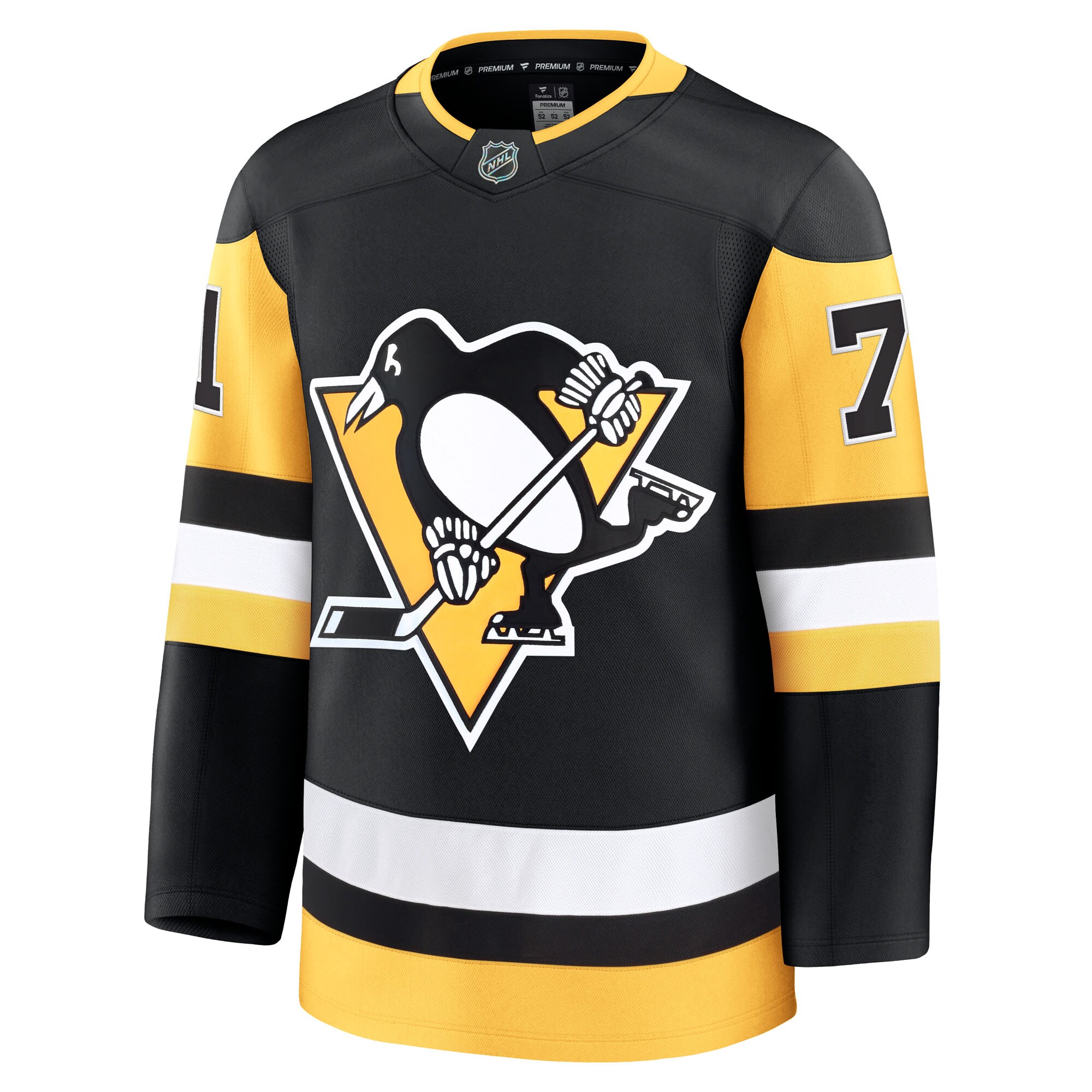 Pittsburgh Penguins Evgeni Malkin Black Home Premium NHL Jersey Men's