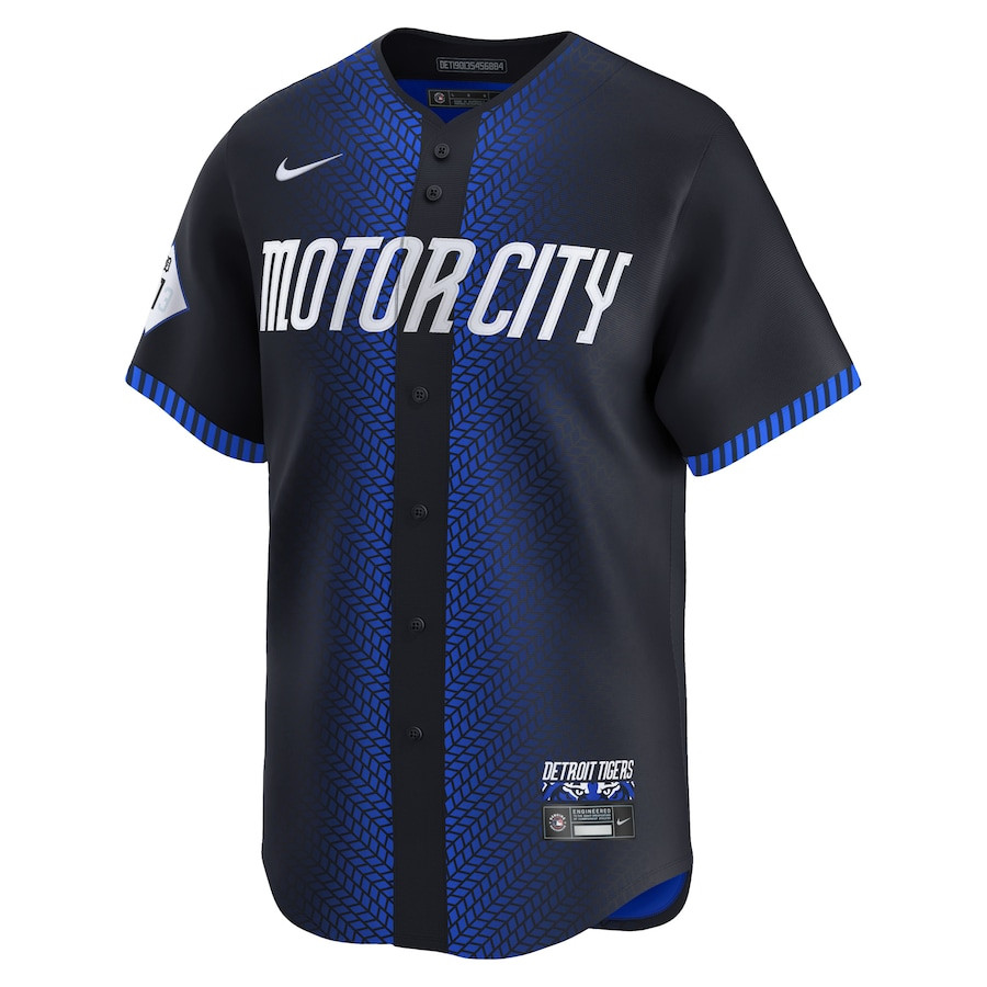 Detroit Tigers 2024 City Connect Limited Navy MLB Jersey Men's