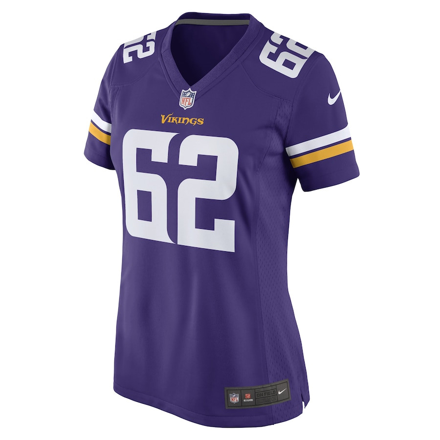 Chris Reed 62 Minnesota Vikings Game Purple NFL Jersey Women's