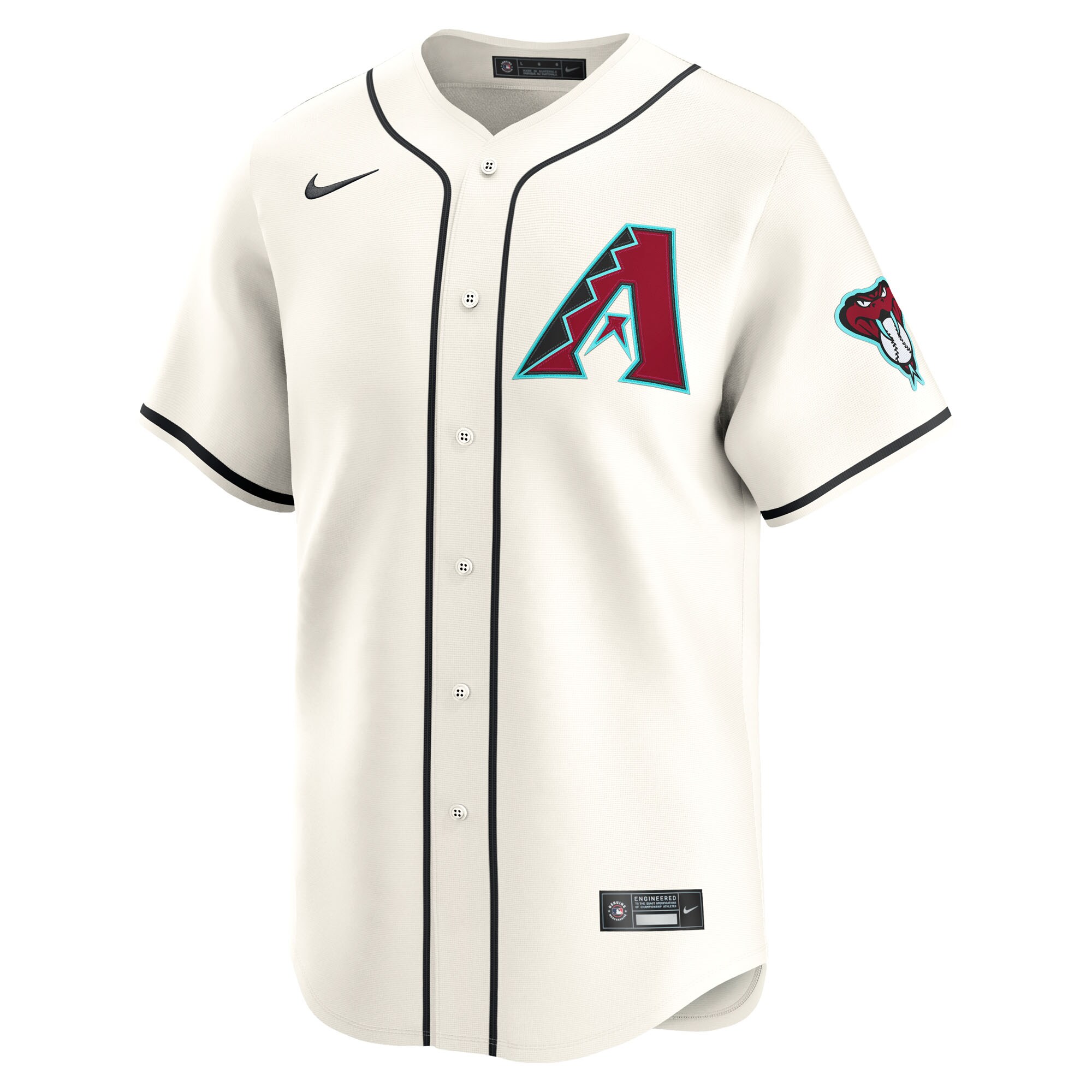 Arizona Diamondbacks Cream Home Limited Custom MLB Jersey Men's
