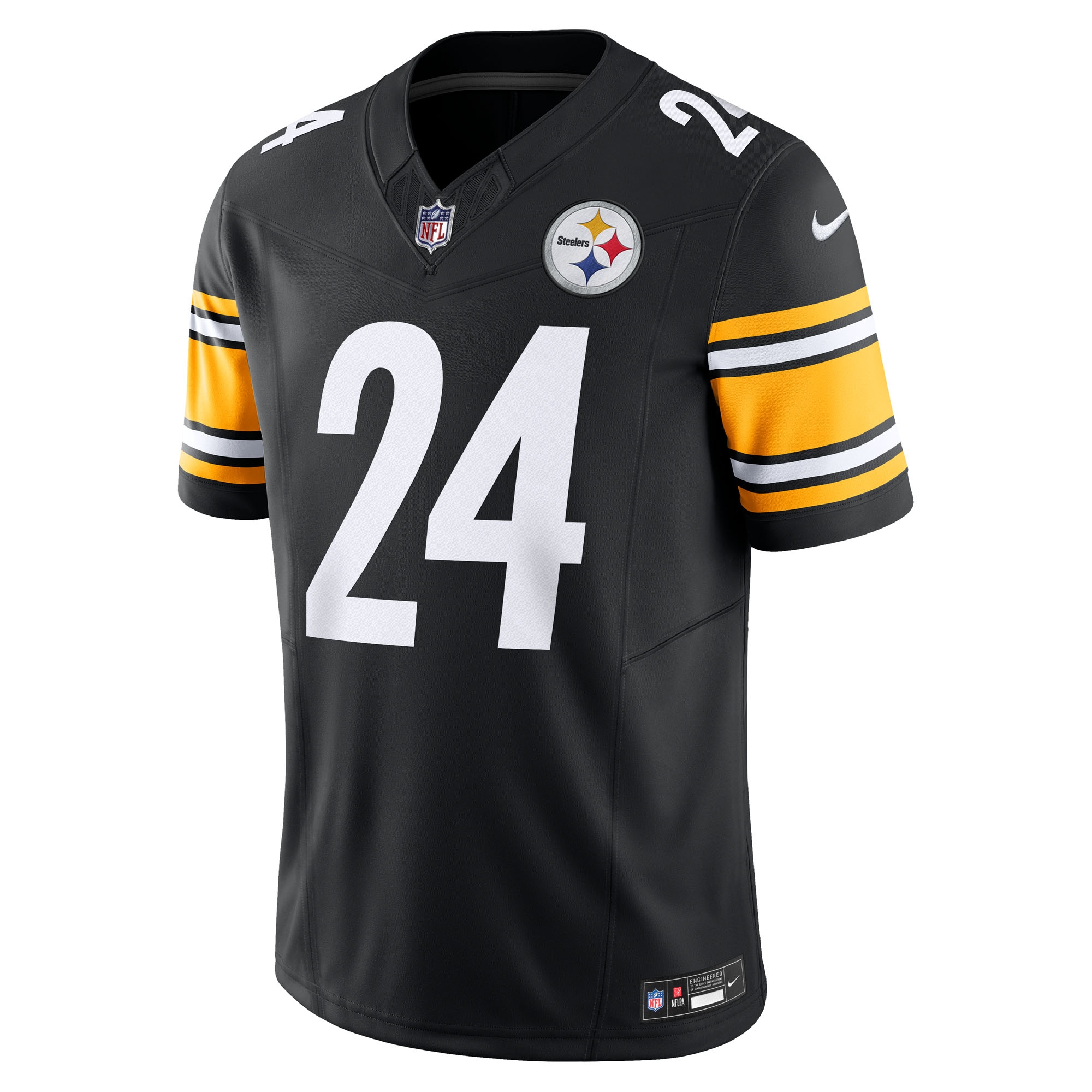 Pittsburgh Steelers Joey Porter Jr. Black Vapor F.U.S.E. Limited NFL Jersey Men's