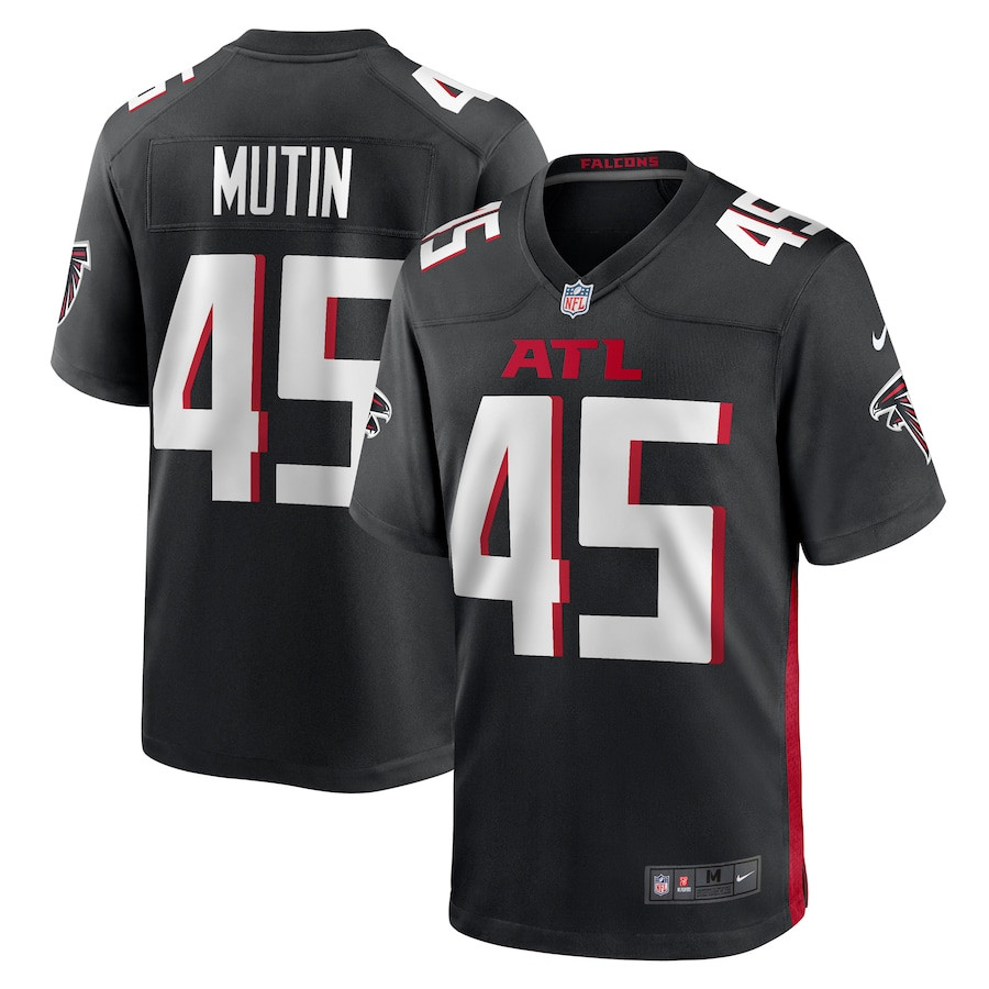 Donavan Mutin 45 Atlanta Falcons Game Black NFL Jersey Men's
