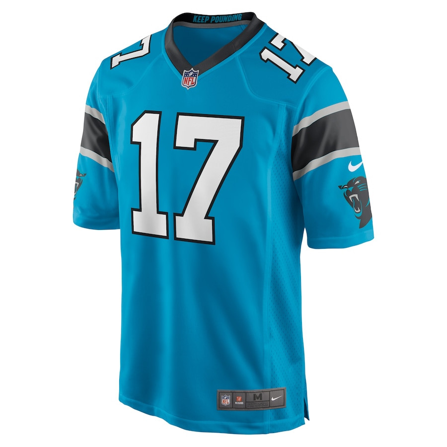 Jake Delhomme 17 Carolina Panthers Retired Blue NFL Jersey Men's