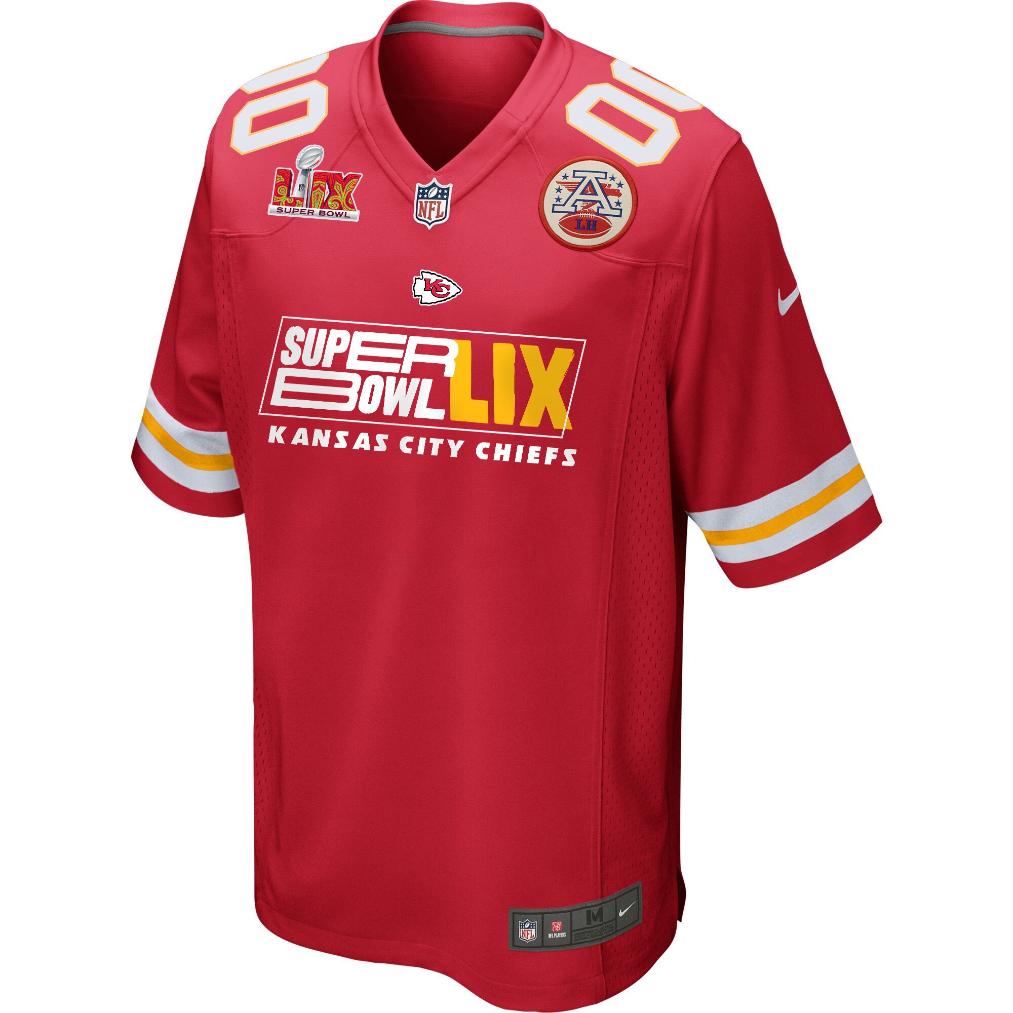 Kansas City Chiefs Super Bowl LIX Game Red NFL Jersey Men's