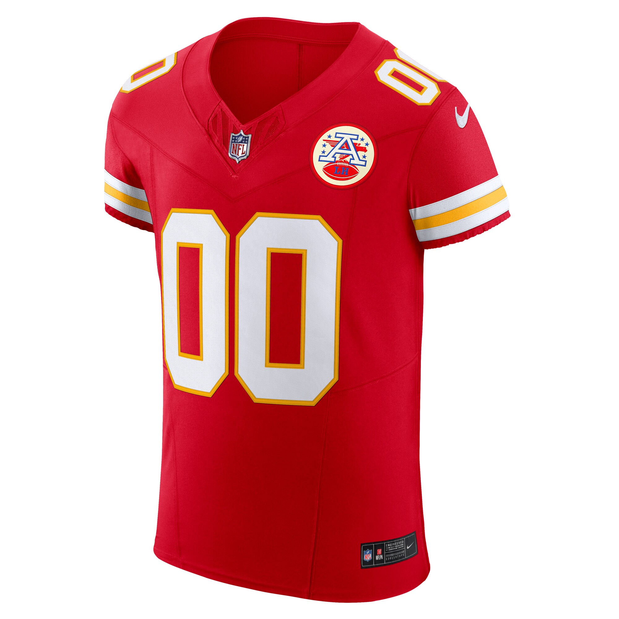 Kansas City Chiefs Red Vapor F.U.S.E. Elite Custom NFL Jersey Men's