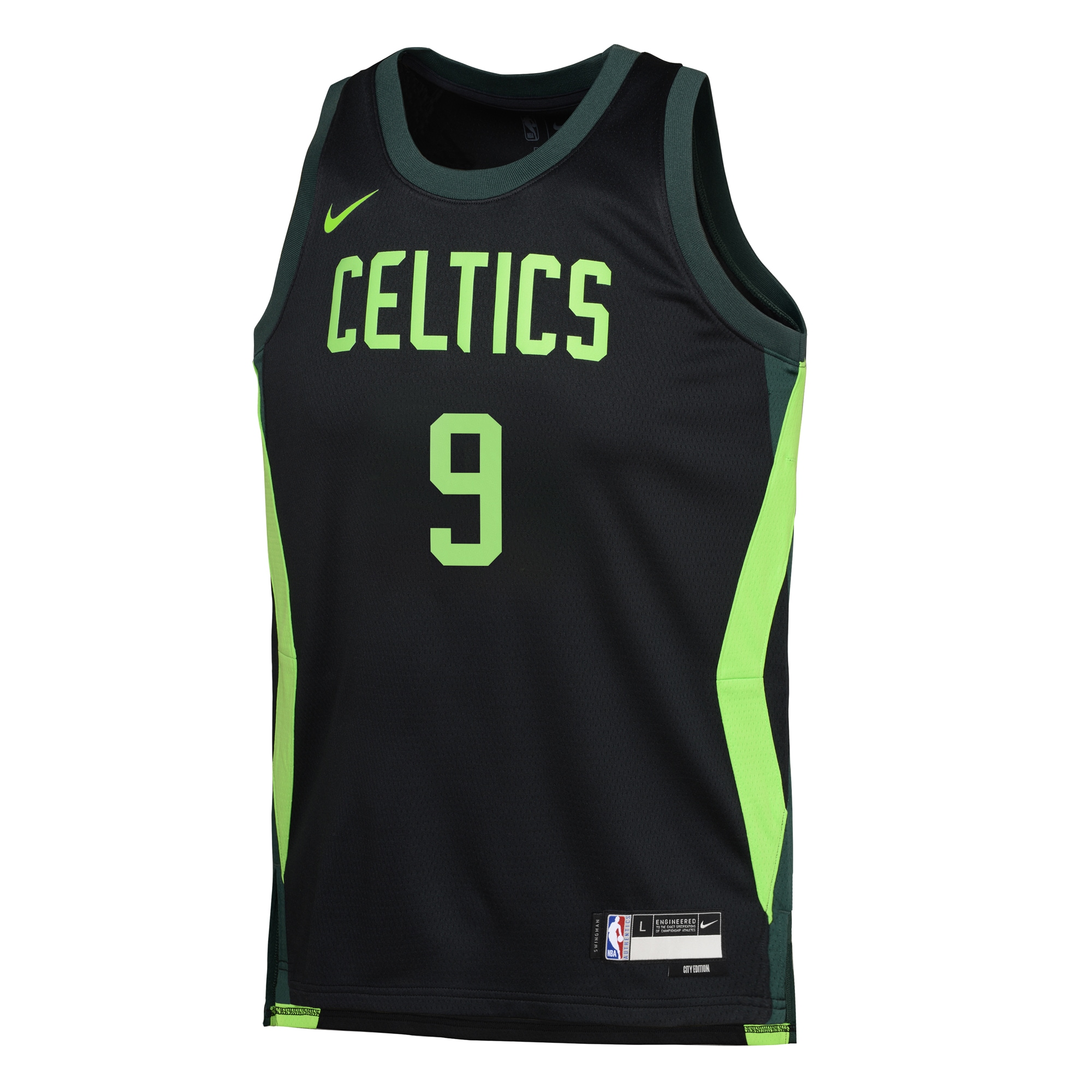 Boston Celtics City Edition Swingman 2024 Black Derric Whit NBA Jersey Youth