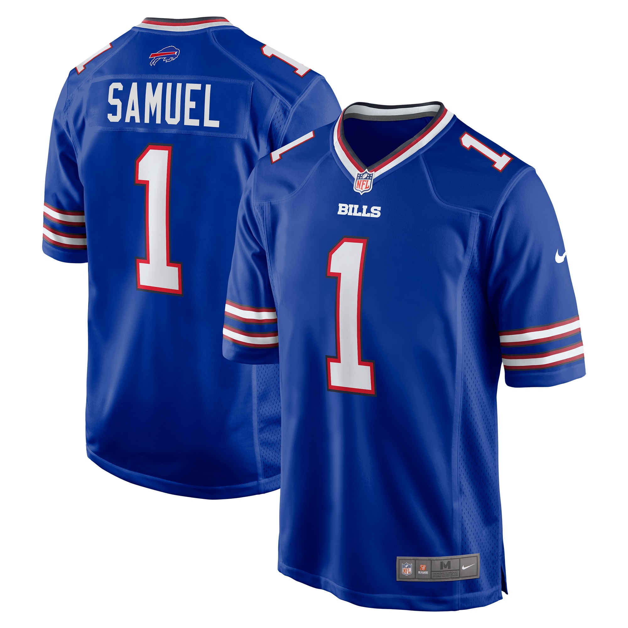 Buffalo Bills Curtis Samuel Royal Game NFL Jersey Men's