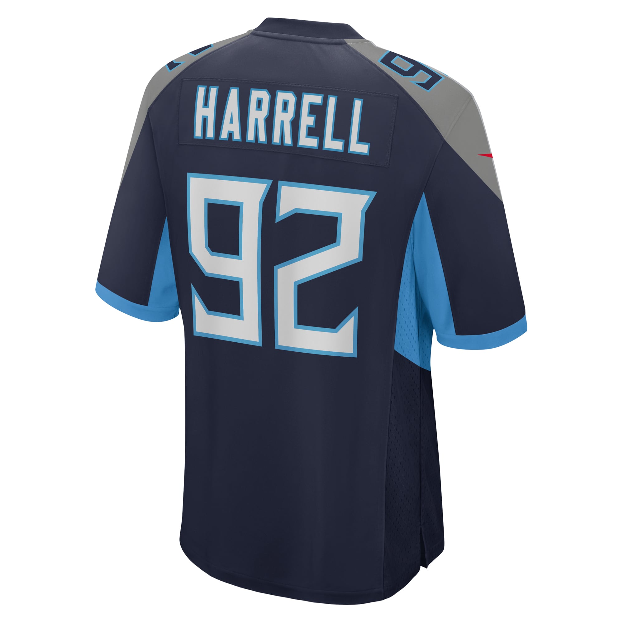 Tennessee Titans Jaylen Harrell Navy Game NFL Jersey Men's