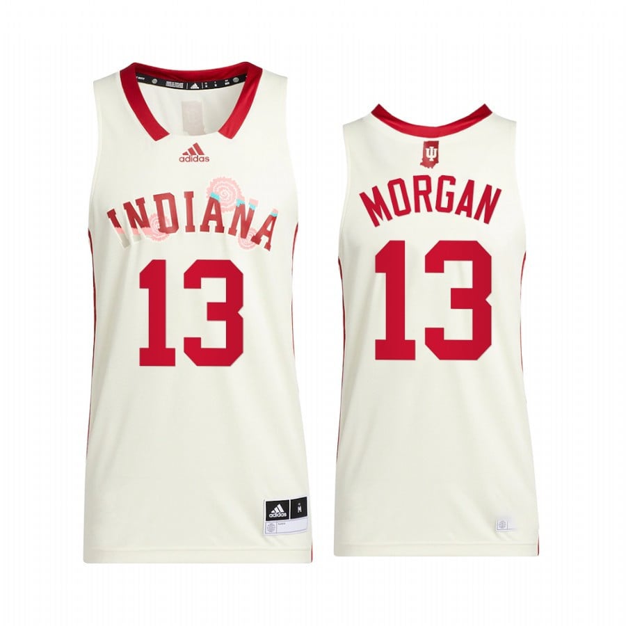 Indiana Hoosiers Juwan Morgan 13 Honoring Black Excellenc White Uniform NCAA Jersey Men's