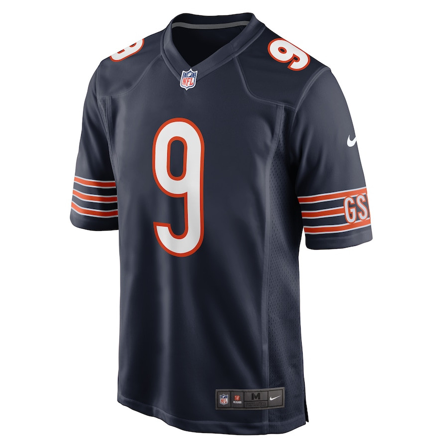 Jaquan Brisker 9 Chicago Bears Game Navy NFL Jersey Men's