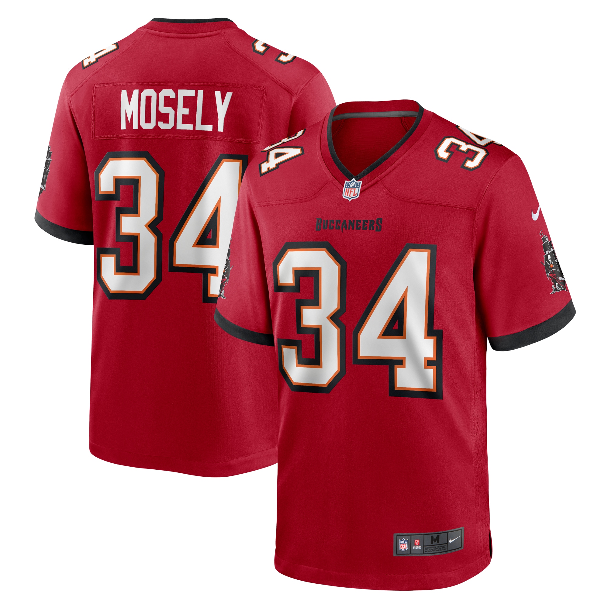 Tampa Bay Buccaneers Quandre Mosely Red Game NFL Jersey Men's