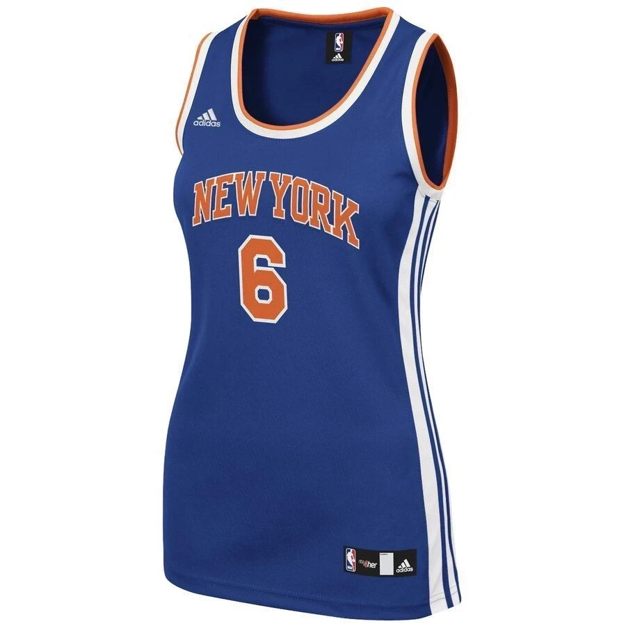 Kristaps Porzingis New York Knicks Road Royal NBA Jersey Women's