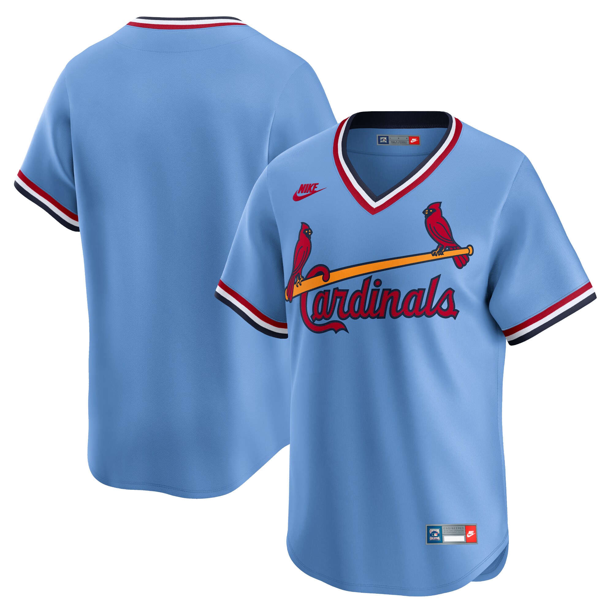 St. Louis Cardinals Light Blue Cooperstown Collection Limited MLB Jersey Men's