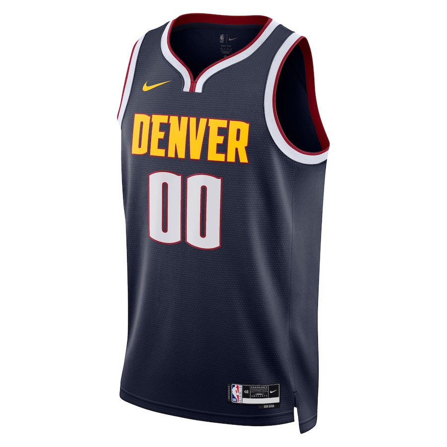 Denver Nuggets 2023/24 Icon Swingman Custom Navy NBA Jersey Men's