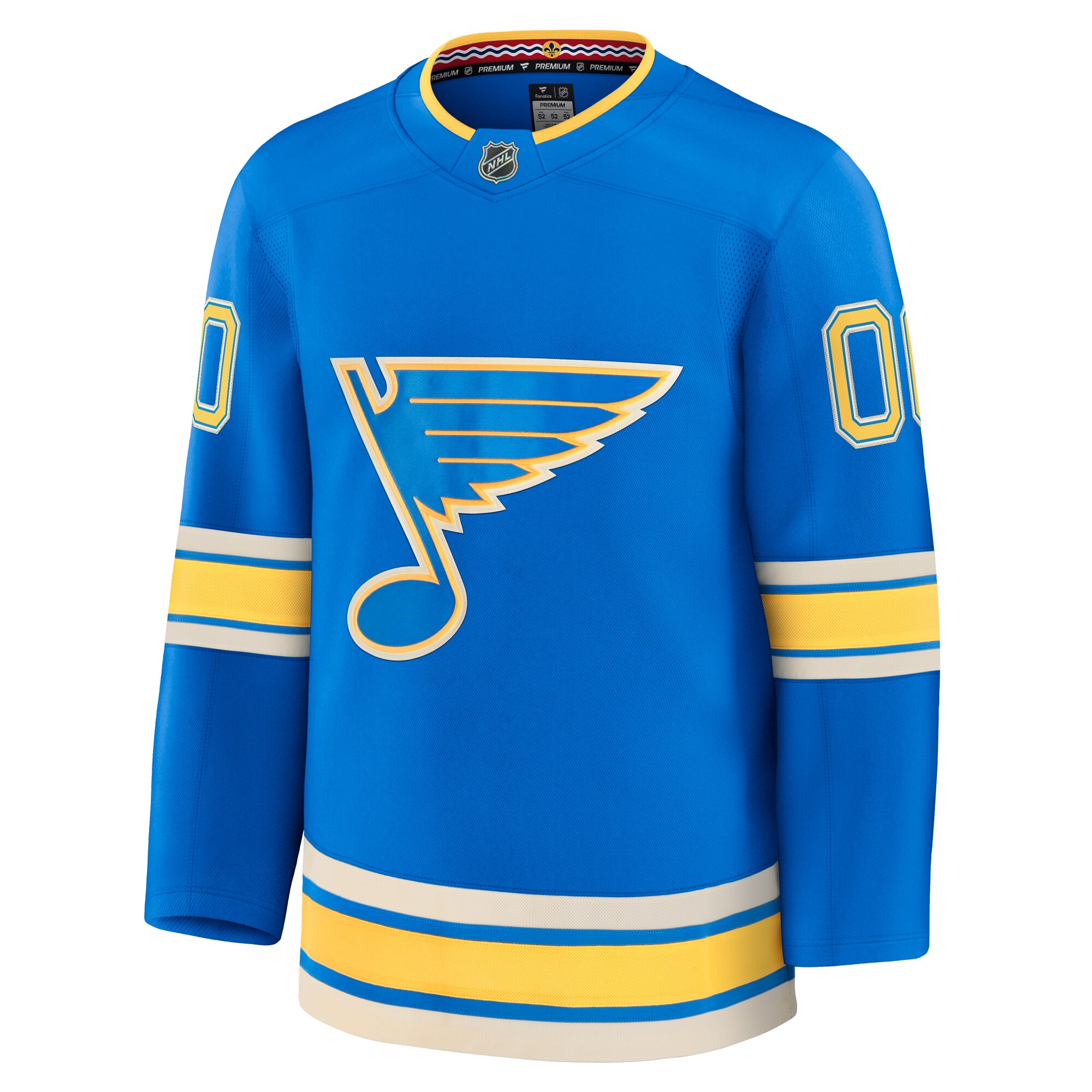 St. Louis Blues Blue Alternate Premium Custom NHL Jersey Men's