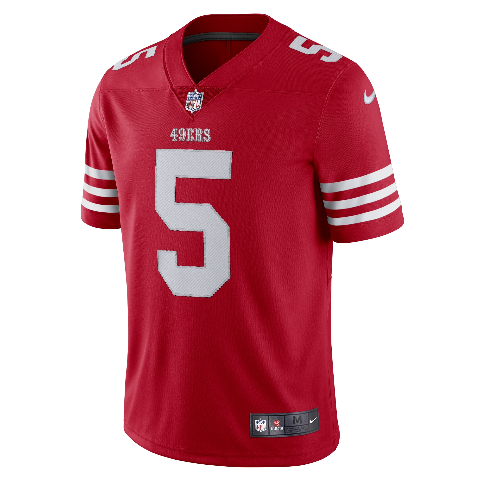 San Francisco 49ers Trey Lance Scarlet Vapor Limited NFL Jersey Men's