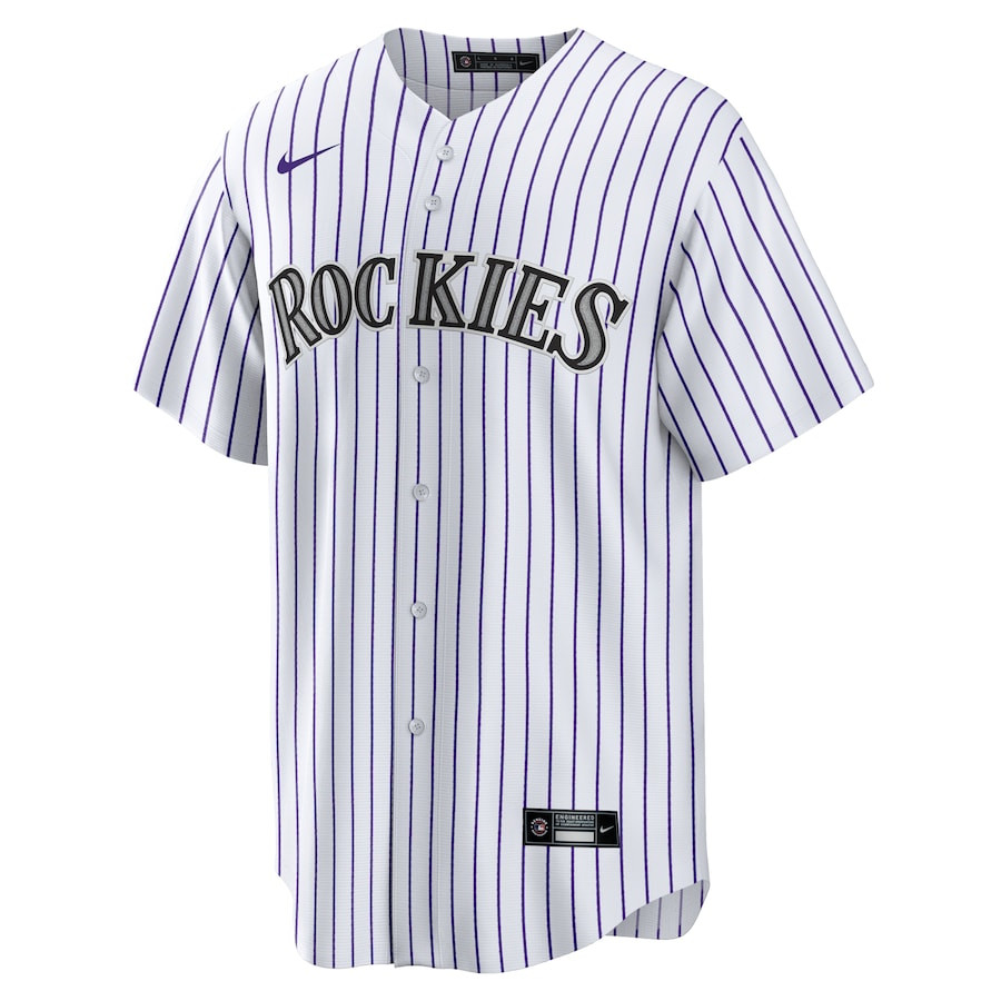 Ezequiel Tovar 14 Colorado Rockies Home White MLB Jersey Men's
