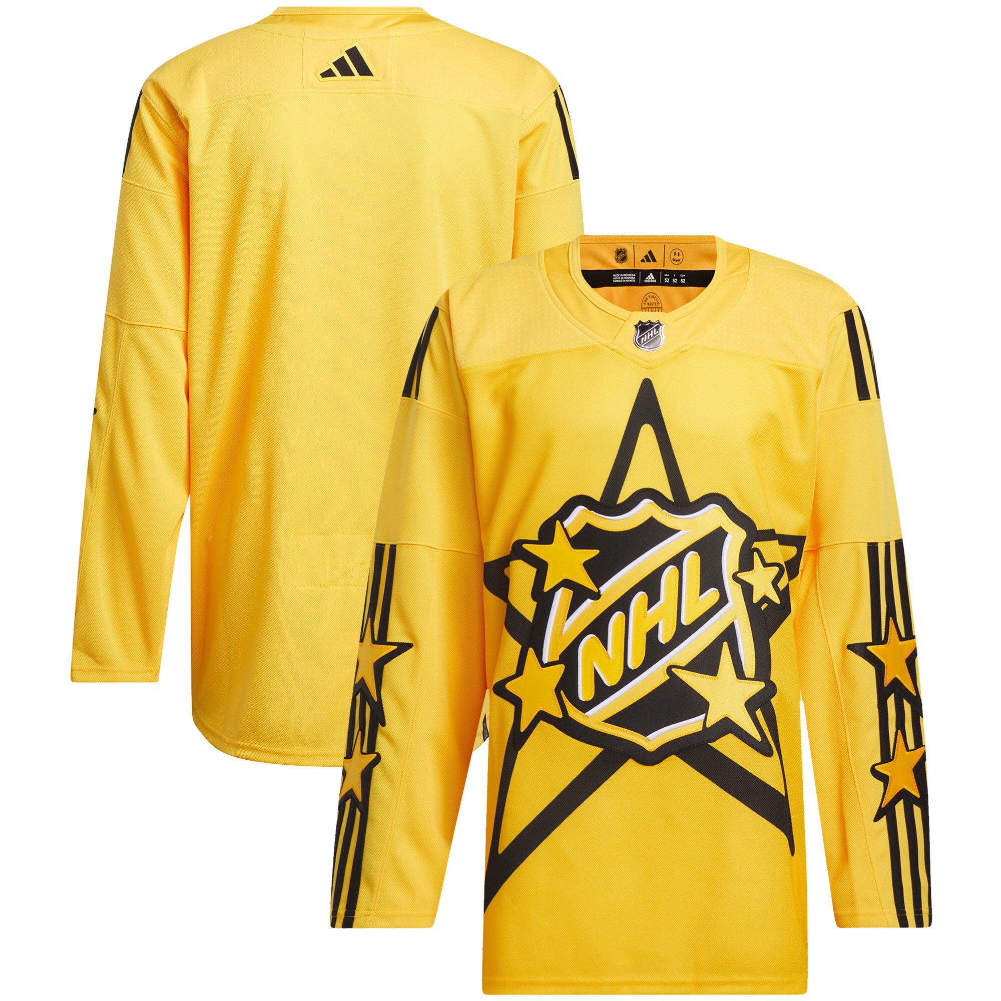 2024 All Star Game x drew house Yellow Primegreen NHL Jersey Men's