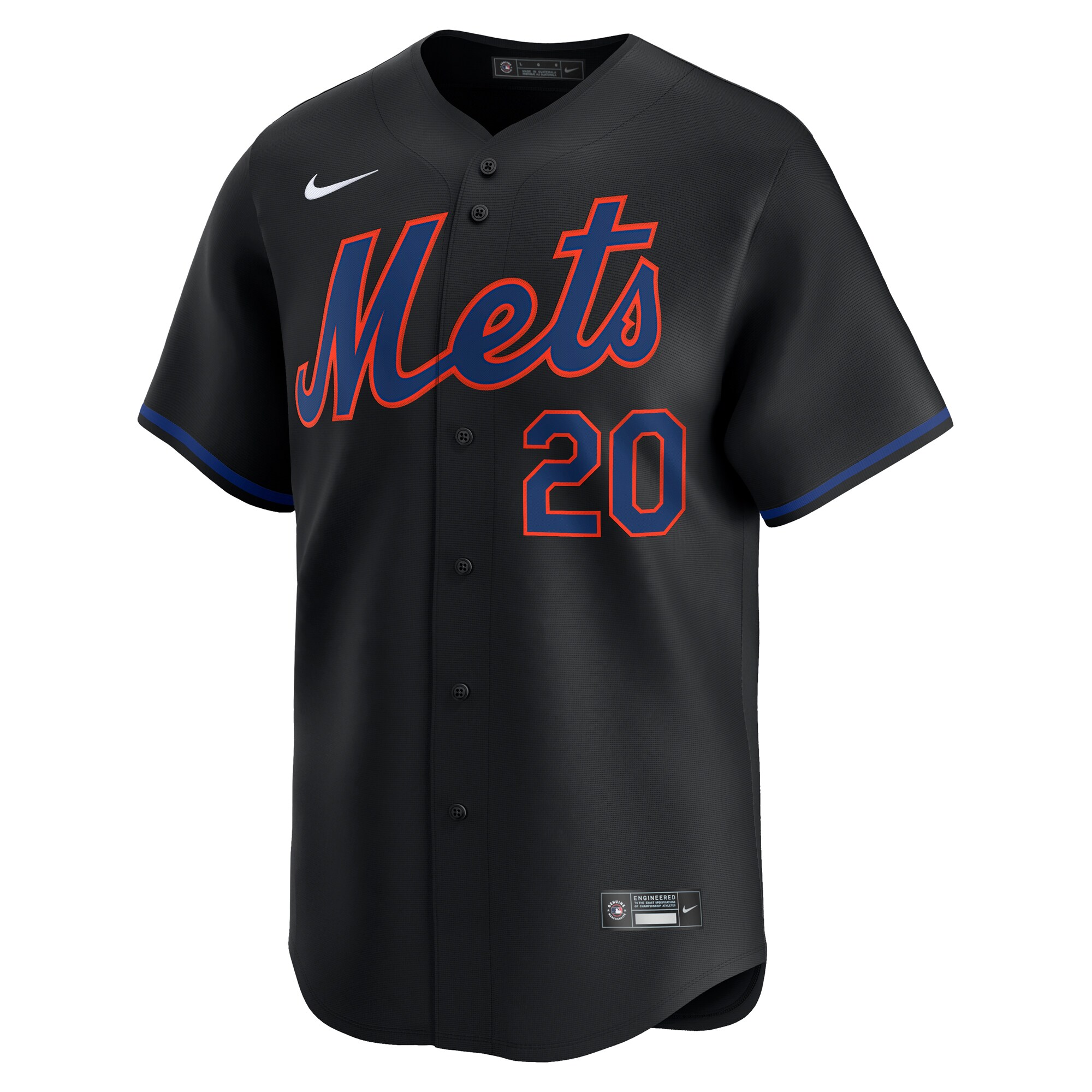 New York Mets Pete Alonso Black Alternate Limited Player MLB Jersey Men's
