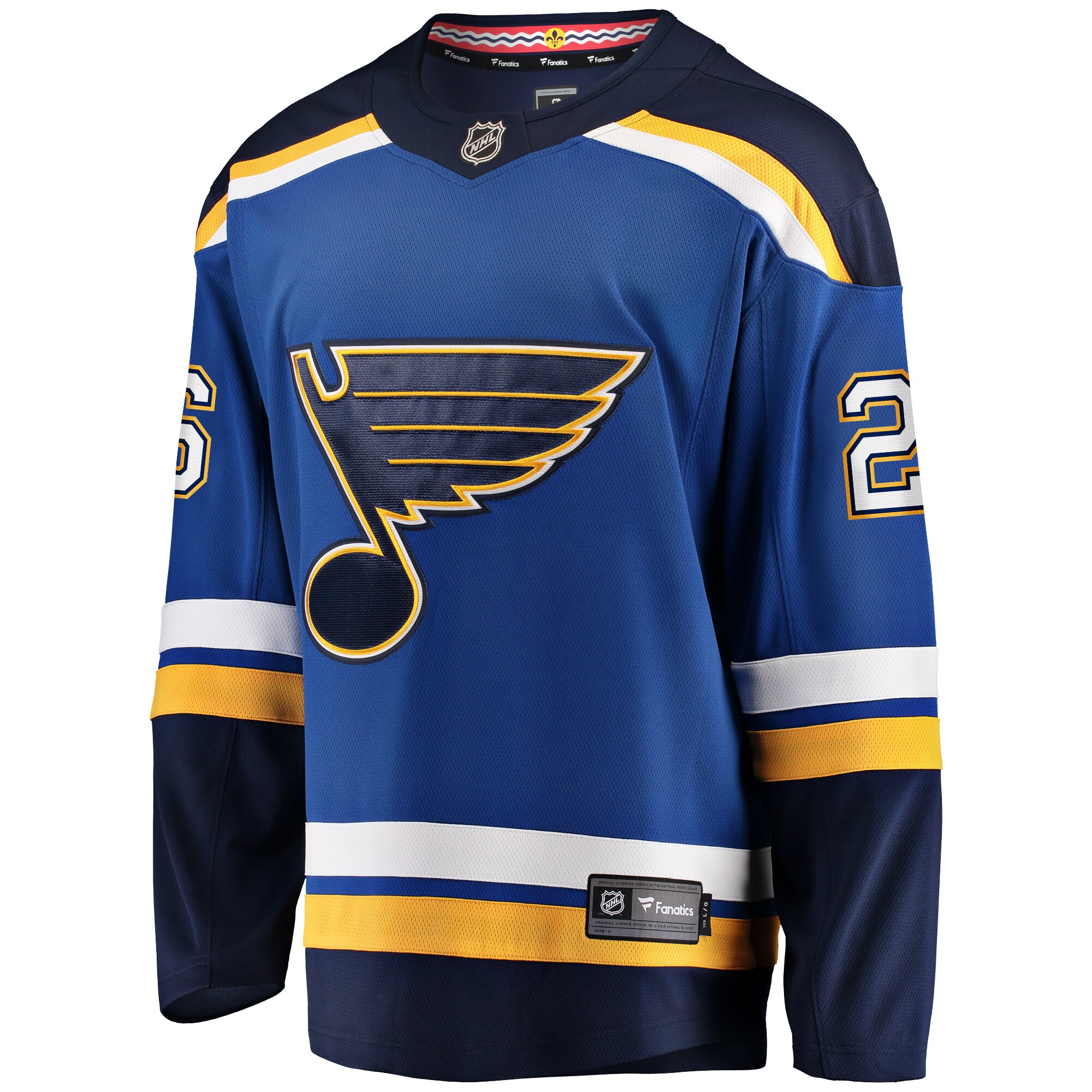 St. Louis Blues Nathan Walker Blue Home Premier Breakaway Player NHL Jersey Men's