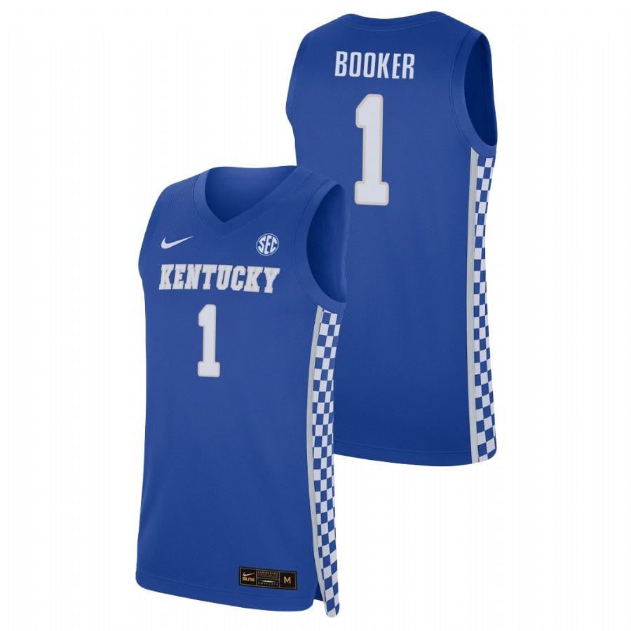 Kentucky Wildcats 1 Royal Devin Booker College NCAA Jersey Men's
