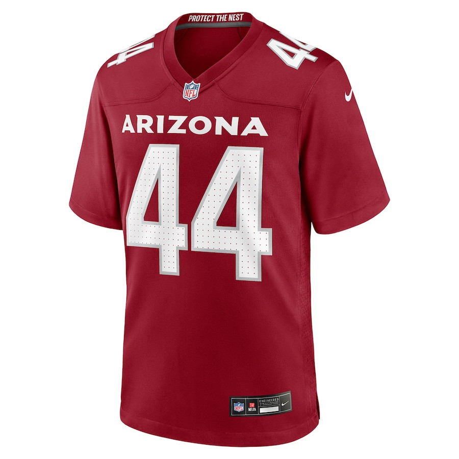 Owen Pappoe 44 Arizona Cardinals Team Game Cardinal NFL Jersey Men's