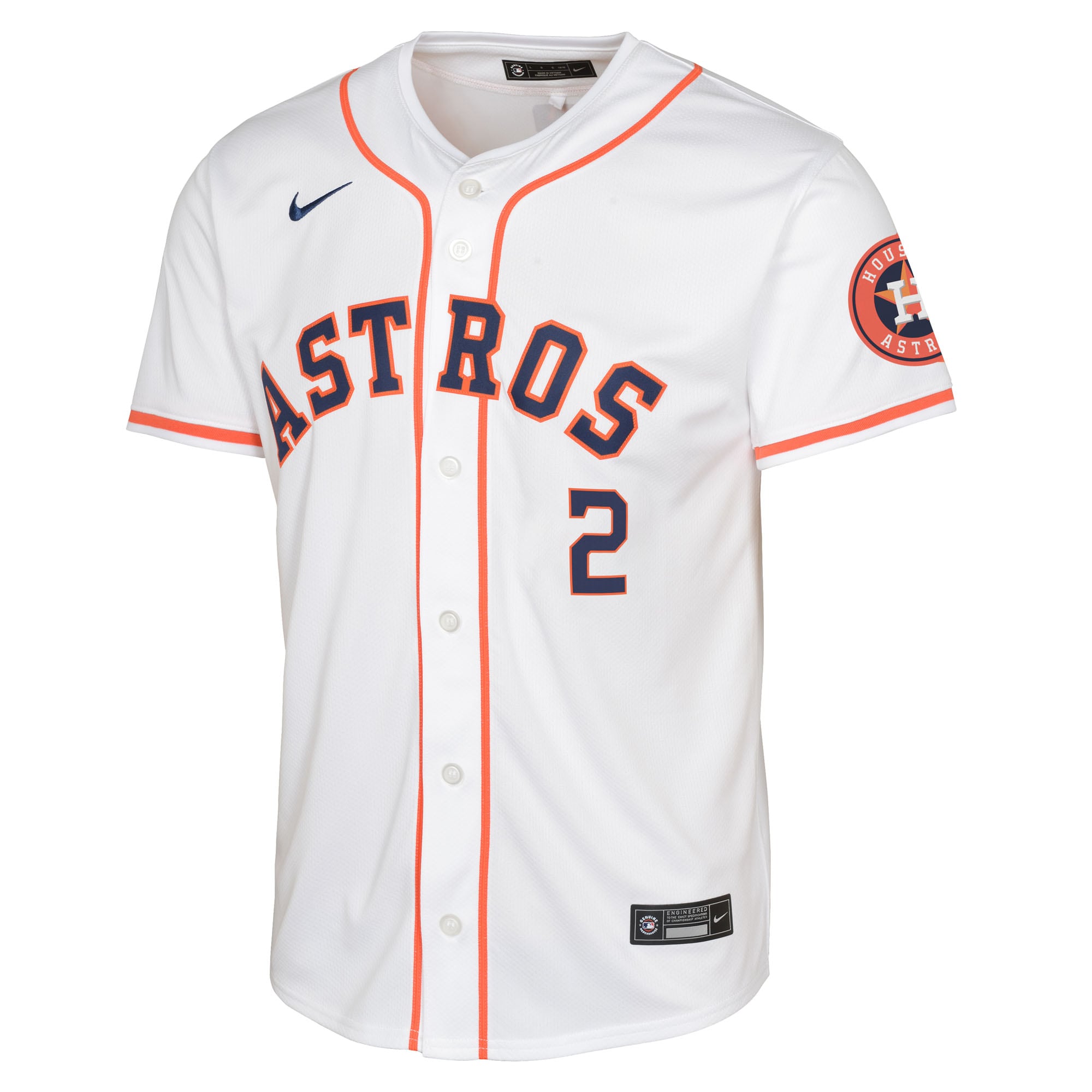 Houston Astros Alex Bregman White Home Limited MLB Jersey Youth