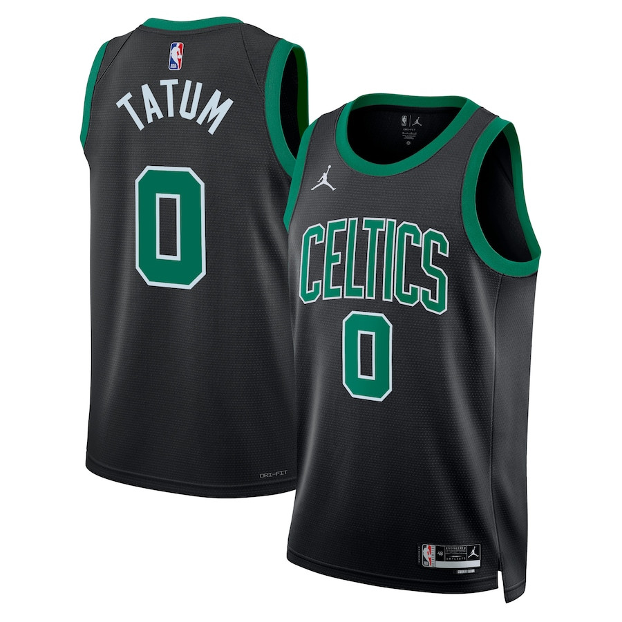 Jayson Tatum 0 Boston Celtics Unisex Swingman Statement Edition Black NBA Jersey Unisex