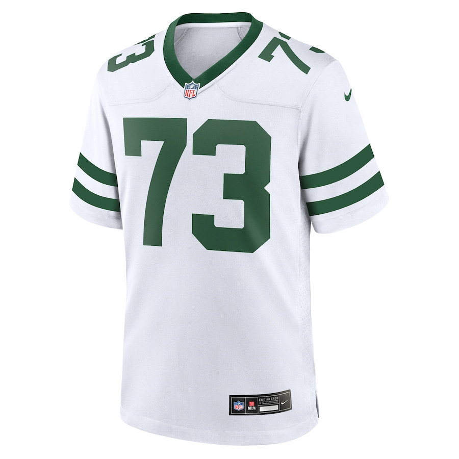Klecko White 73 New York Jets Game Retired Player Legacy White NFL Jersey Men's