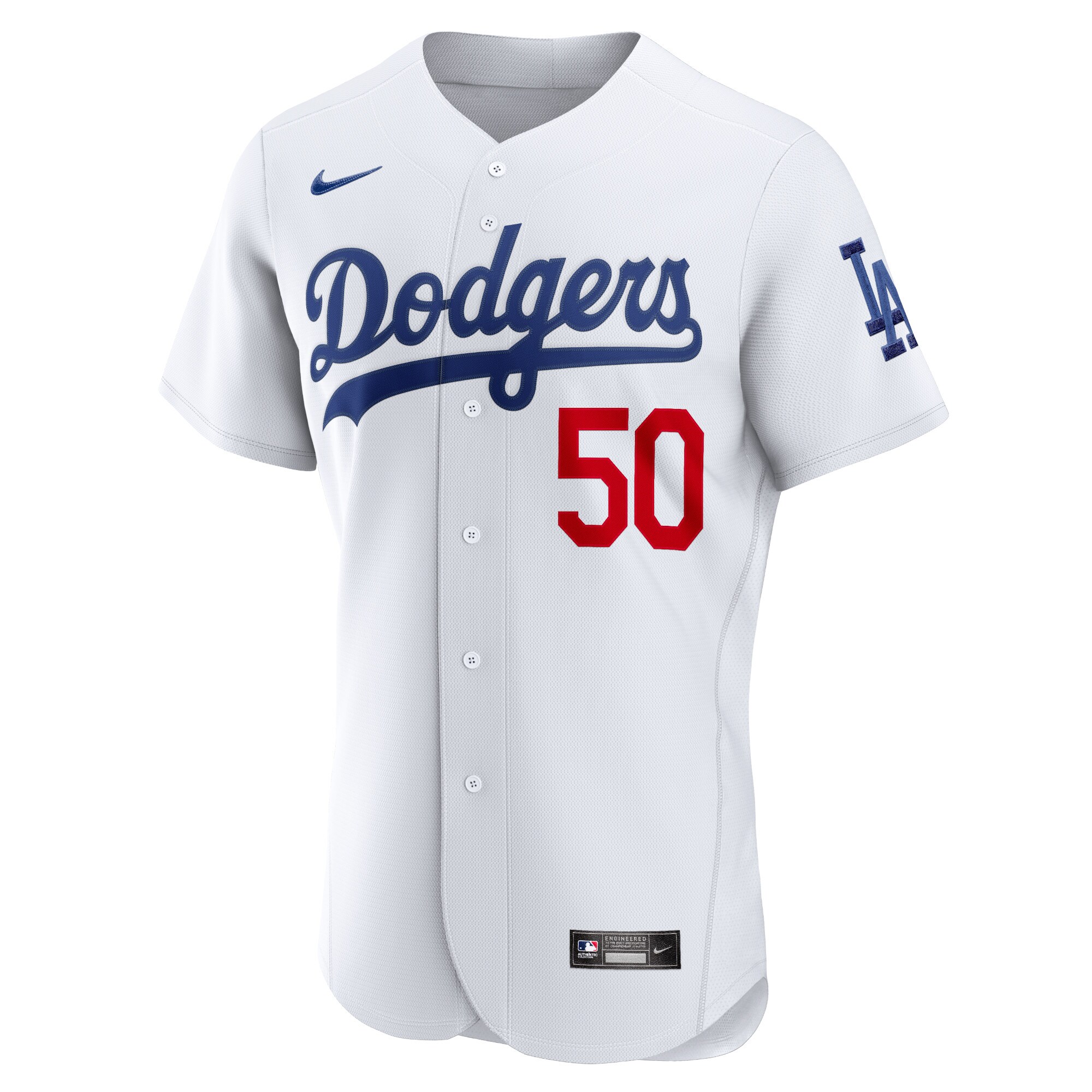 Los Angeles Dodgers Mookie Betts White Home Player MLB Jersey Men's