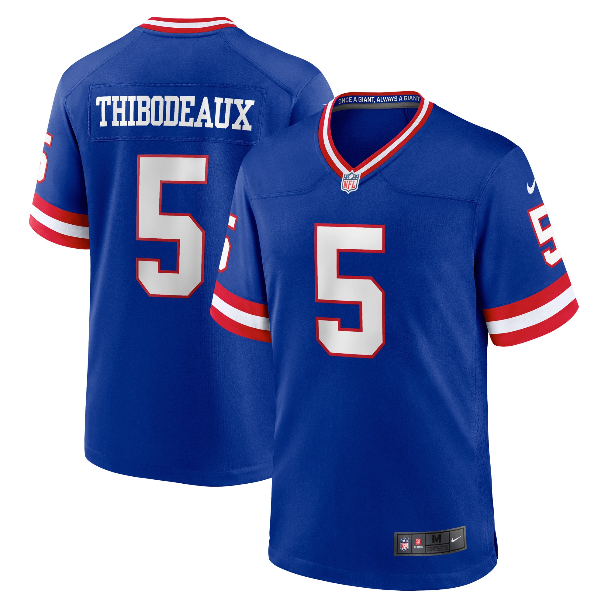 New York Giants Kayvon Thibodeaux Royal Classic Player Game NFL Jersey Men's