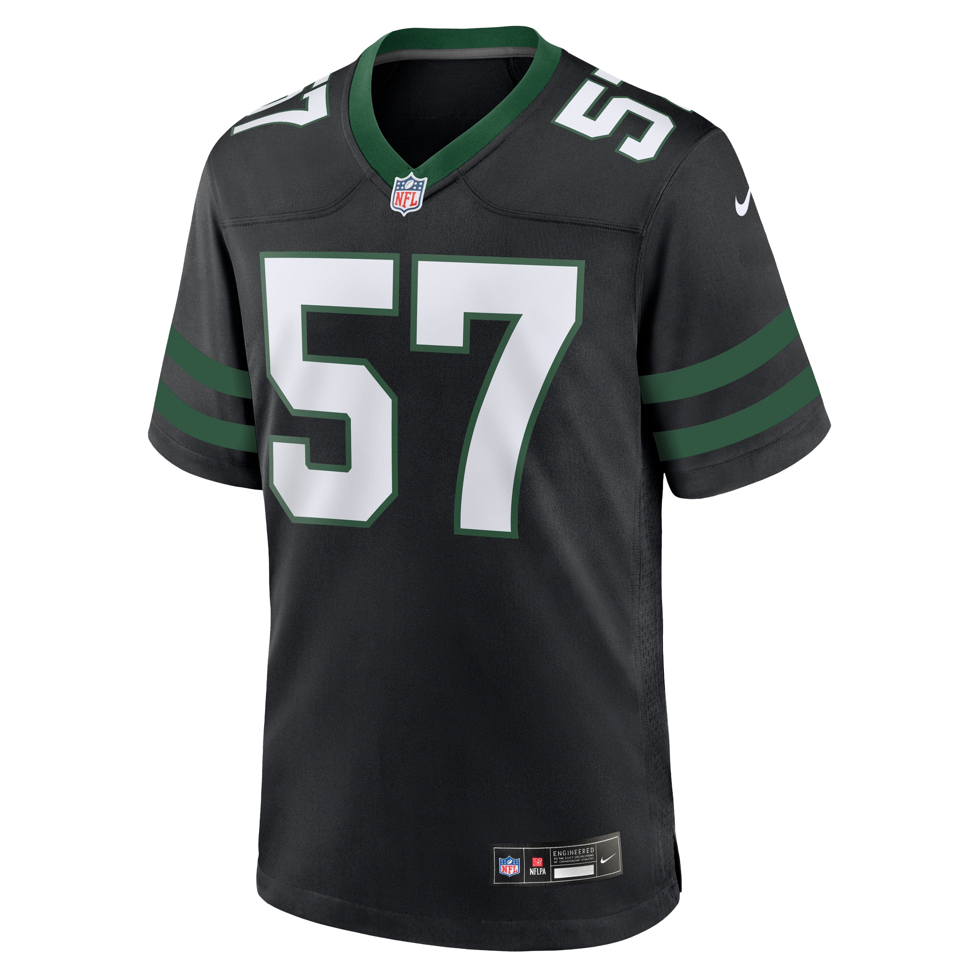 New York Jets C.J. Mosley Legacy Black Alternate Game NFL Jersey Men's
