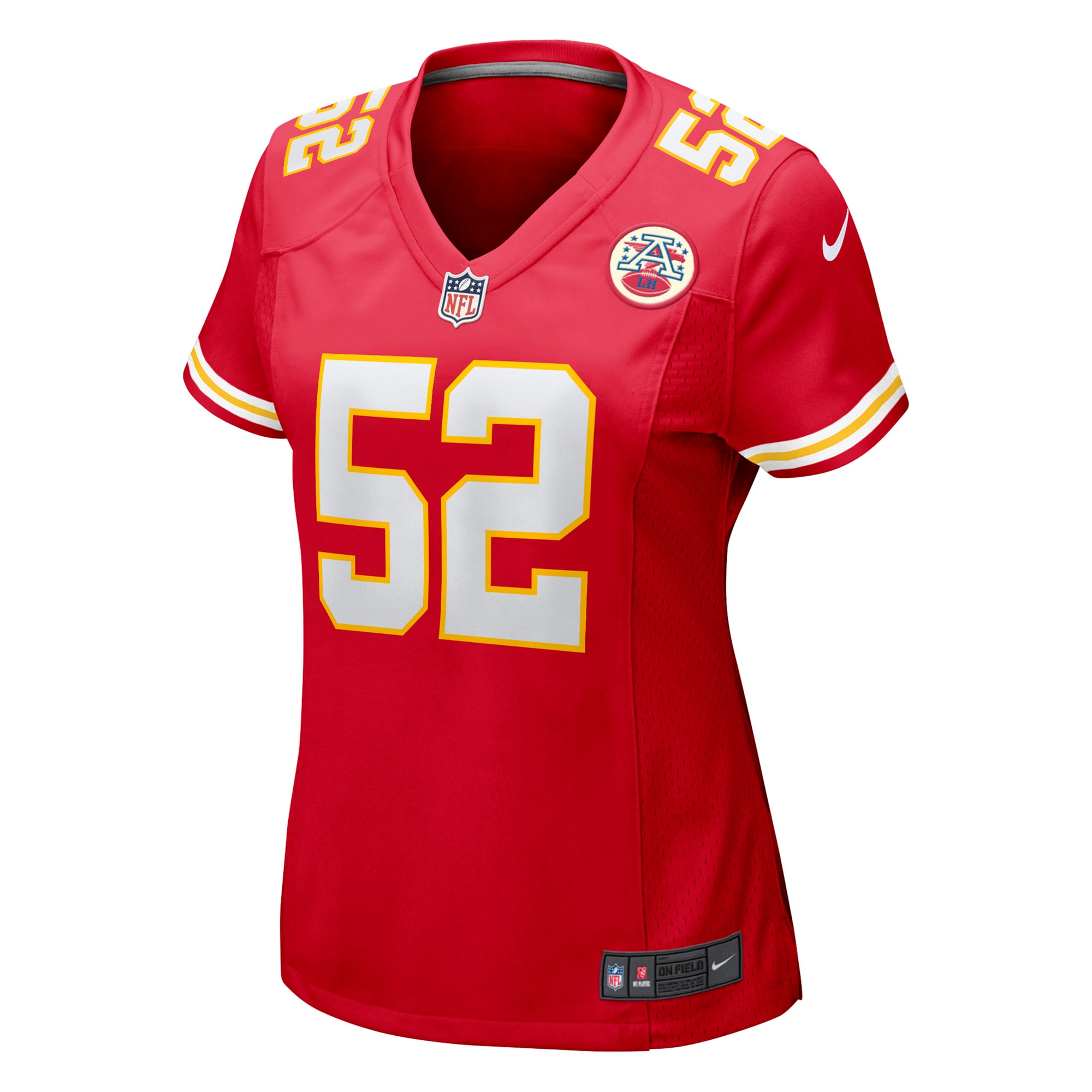 Kansas City Chiefs Creed Humphrey Red Game NFL Jersey Women's