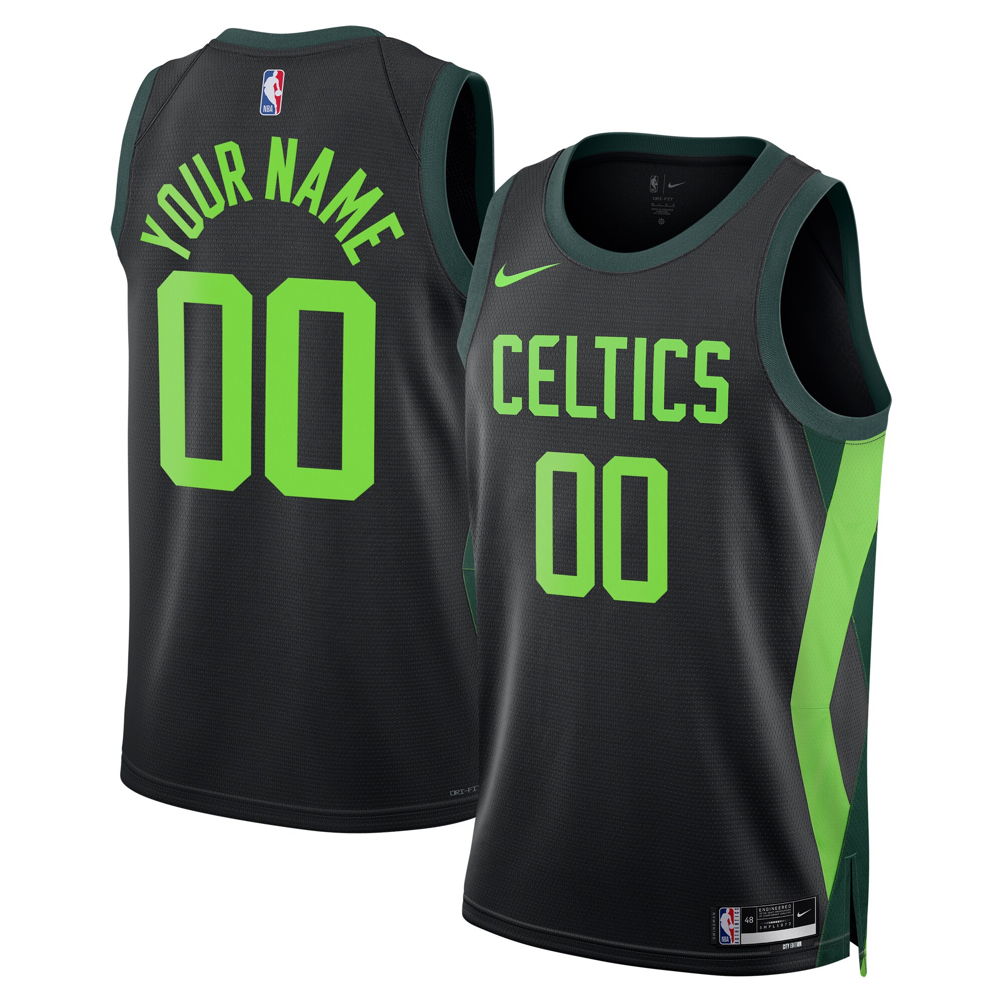 Boston Celtics City Edition Swingman 2024 Custom Unisex NBA Jersey Unisex