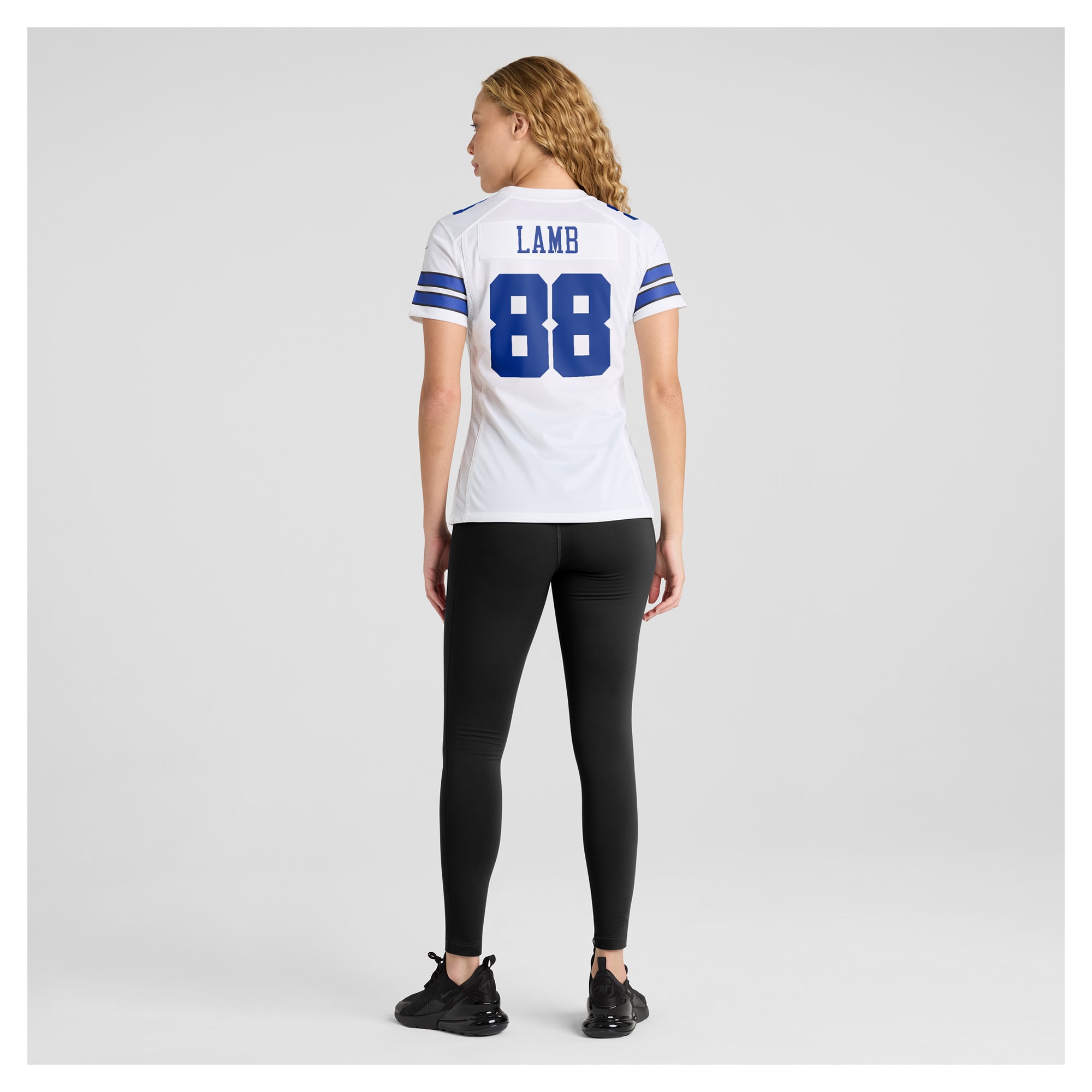 Dallas Cowboys CeeDee Lamb White Game NFL Jersey Women's