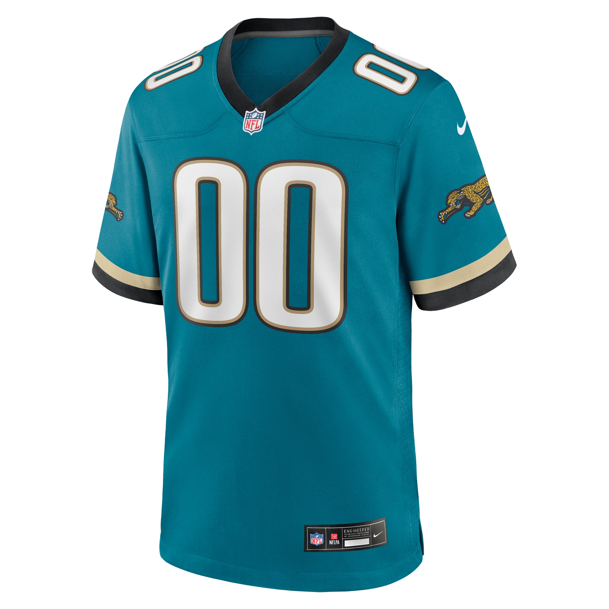 Jacksonville Jaguars Teal Prowler Throwback Custom Game NFL Jersey Men's