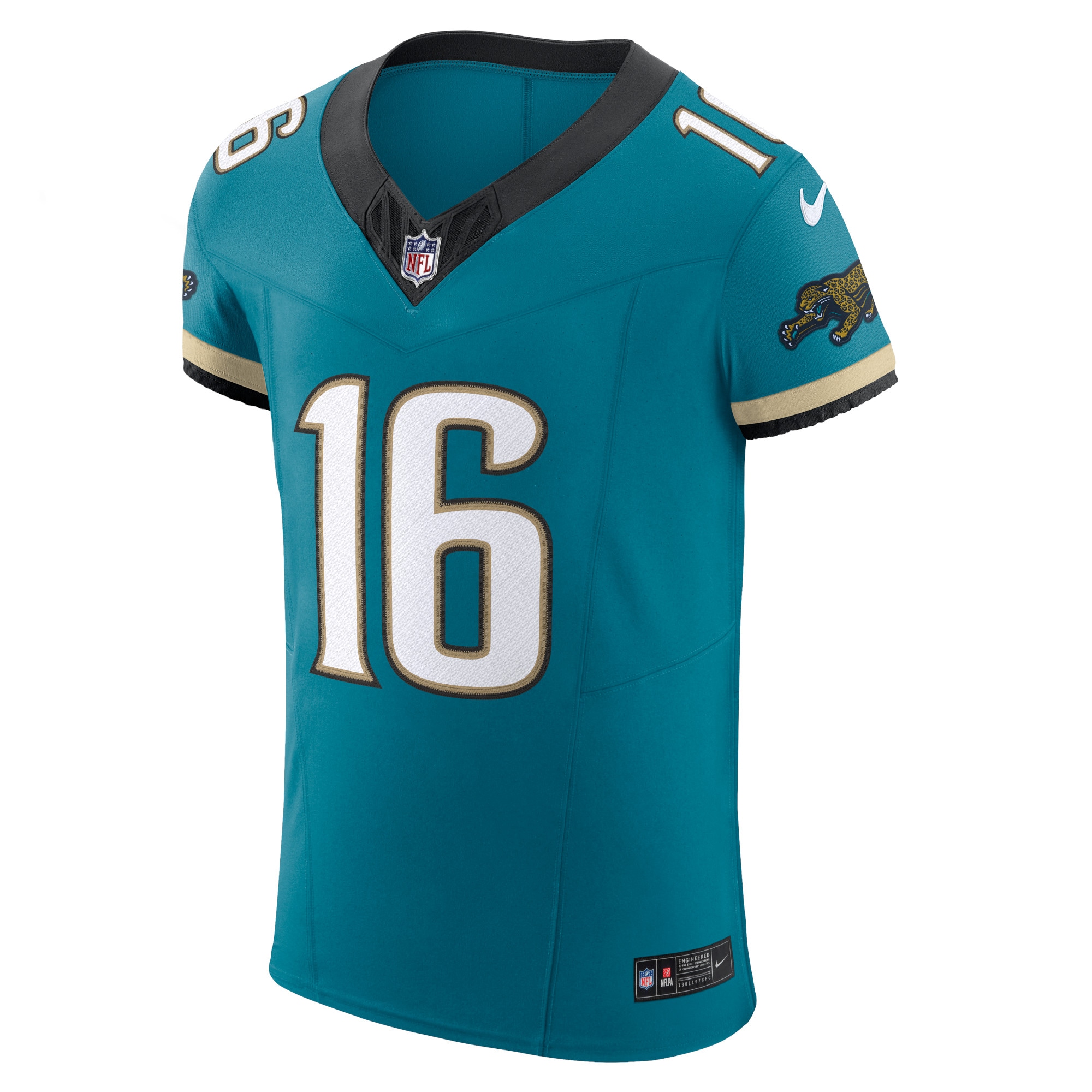 Jacksonville Jaguars Trevor Lawrence Teal Prowler Throwback Vapor F.U.S.E. Elite NFL Jersey Men's