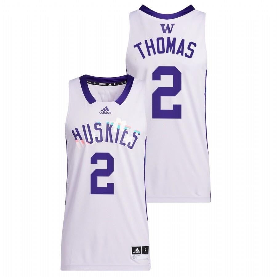 Isaiah Thomas White Washington Huskies Honoring Black Excellence NCAA Jersey Men's