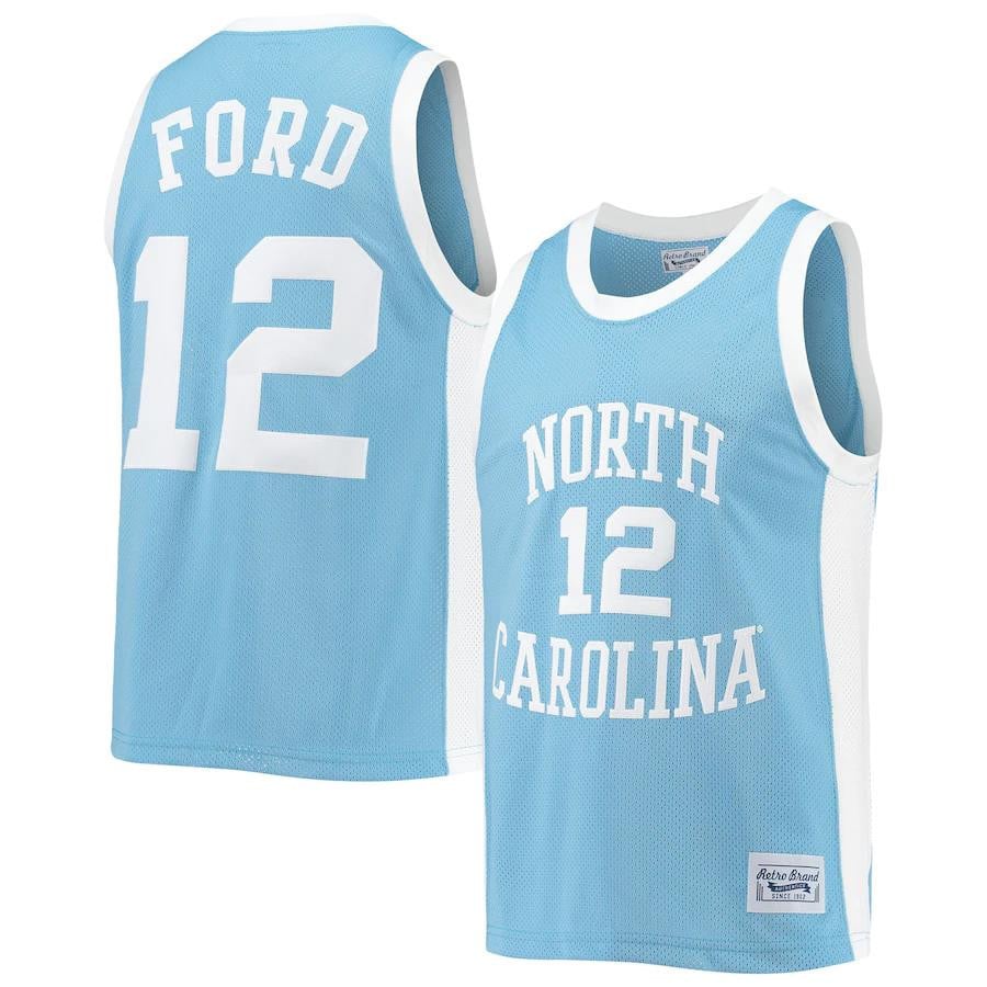 Phil Ford North Carolina Tar Heels Original Retro Brand Commemorative Classic Carolina Blue NCAA Jersey Men's