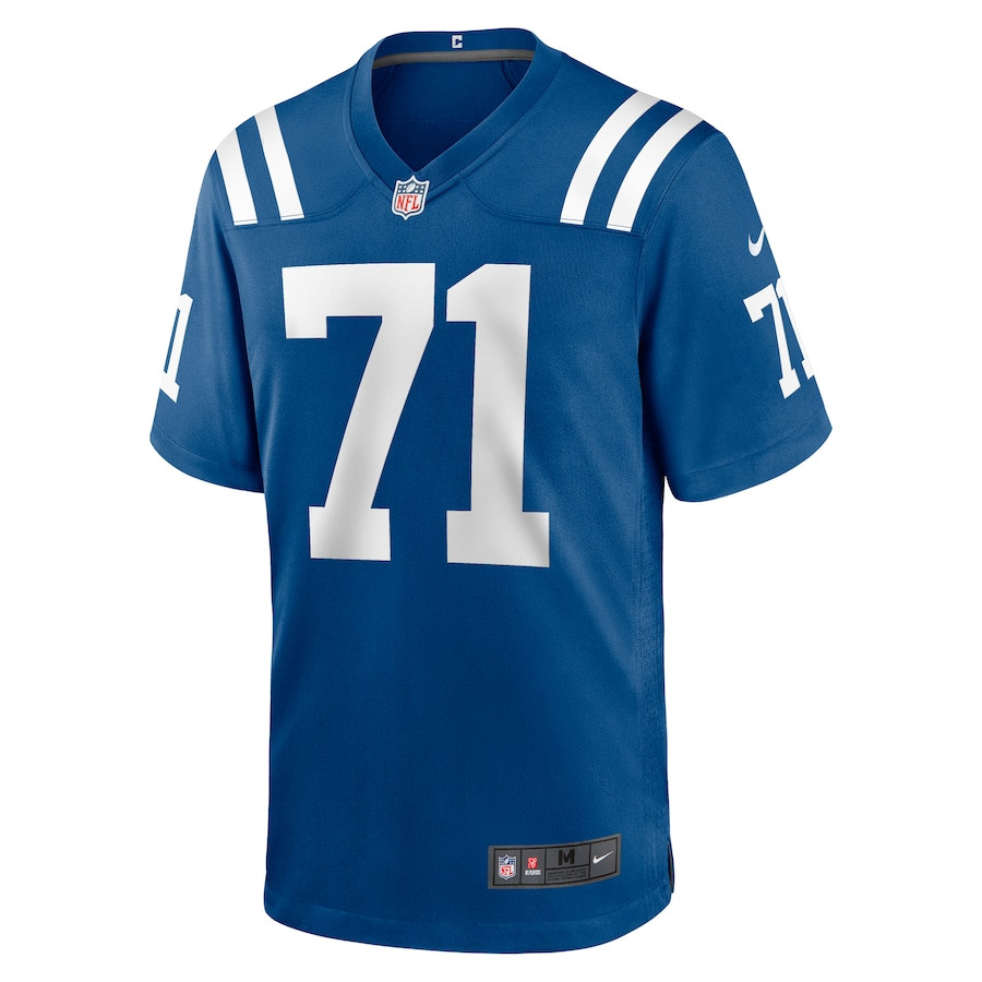 Matt Goncalves 71 Indianapolis Colts Game Royal NFL Jersey Men's