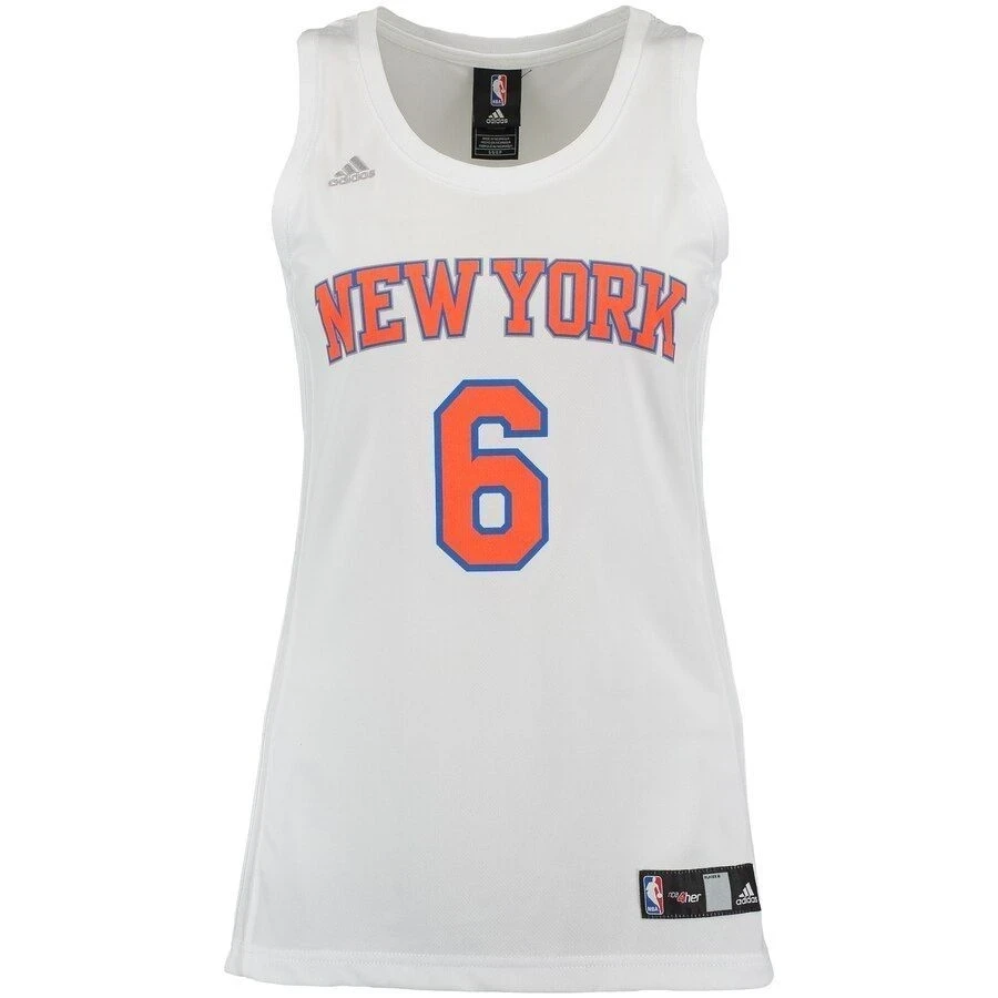 Kristaps Porzingis New York Knicks Fashion White NBA Jersey Women's