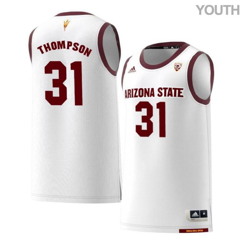 31 Trev Thompso White Retro Arizona State Sun Devils NCAA Jersey Youth